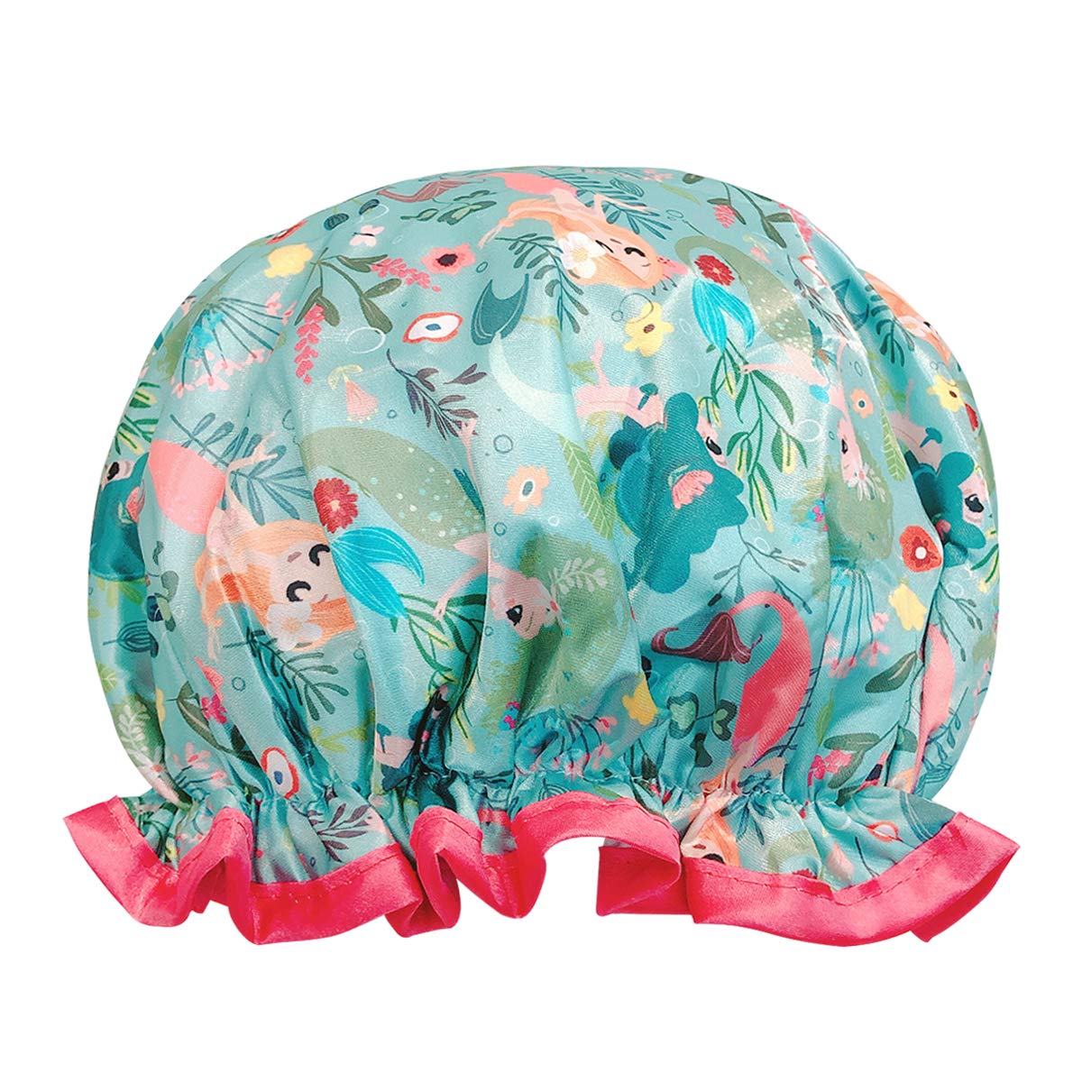 allydrew Reusable Women's Waterproof Shower Caps for Long Hair, Mermaids Beauty & Personal Care allydrew