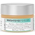 CLEARSTEM - BRIGHTEYES - Eye Gel - Nourishing Eye Cream - Cooling Gel - Stem Cells Blend - Peptides, Collagen, Aloe Vera - Gluten Free - Beauty, Self Beauty & Personal Care CLEARSTEM