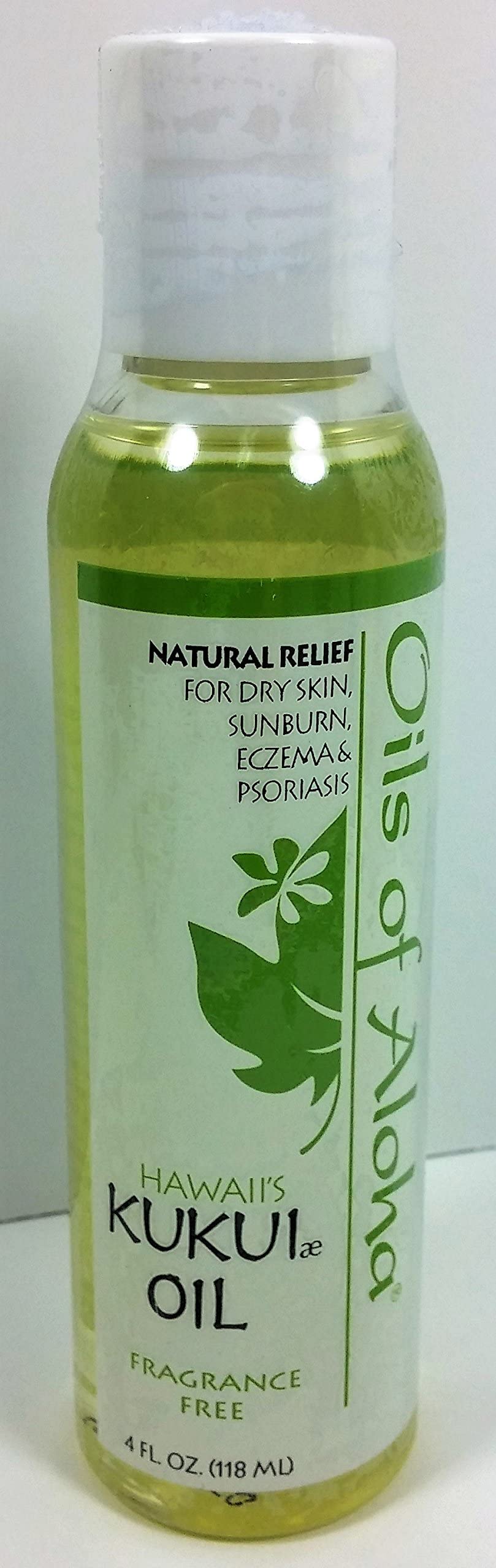 Oils of Aloha Hawaii Kukui Oil No Fragrance 4 Fluid Ounce Beauty & Personal Care Oils of Aloha