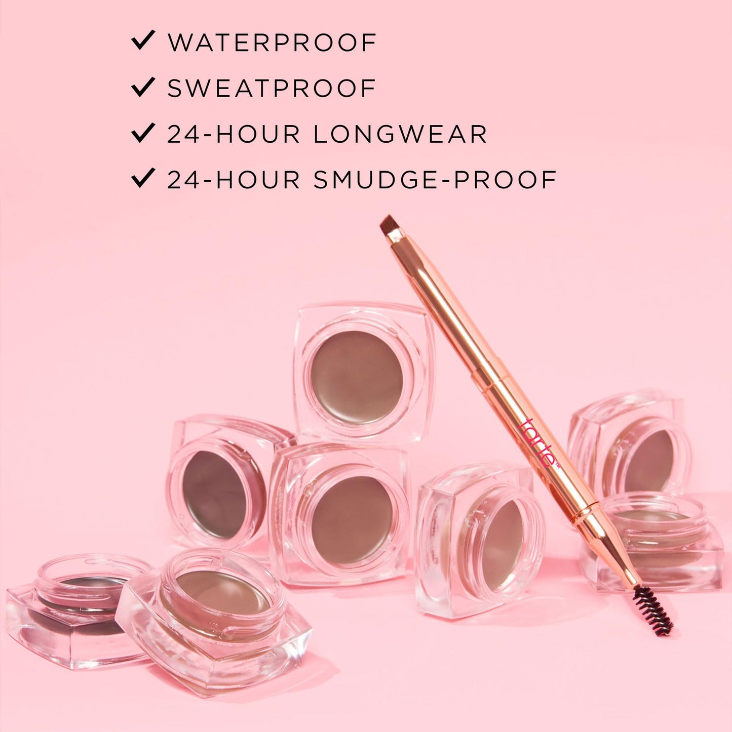 tarte big ego frameworker brow pomade - Creamy Pigmented Eyebrow Gel to Sculpt & Fill with Waterproof, Smudgeproof, Sweatproof Longwear Formula Beauty & Personal Care tarte
