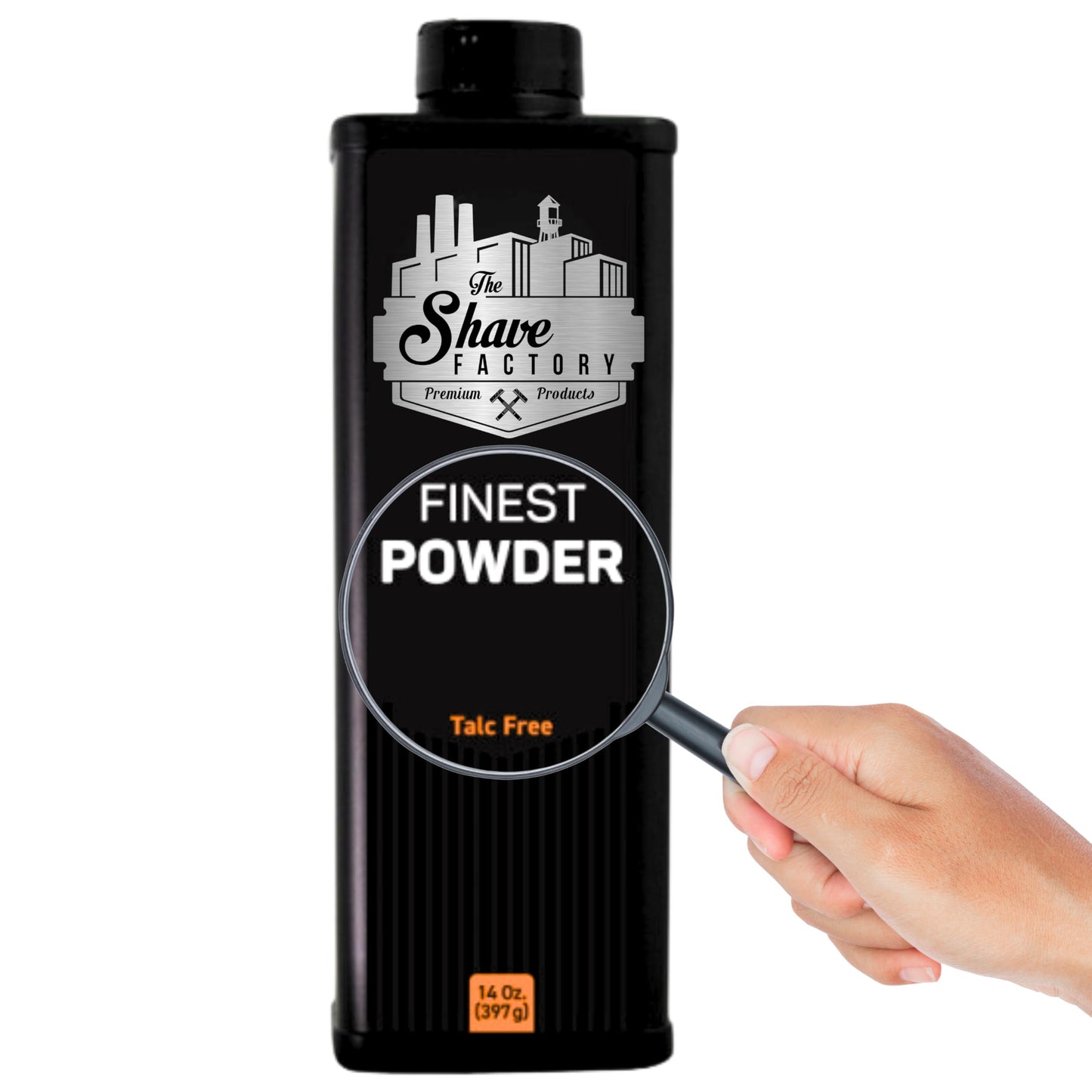 the shave factory Barber Best After Haircut or Shave Powder, White, Neutral, Classic Deodorizing Powder for Men, Protects Against Sweat and Body Odor Beauty and Personal Care the shave factory