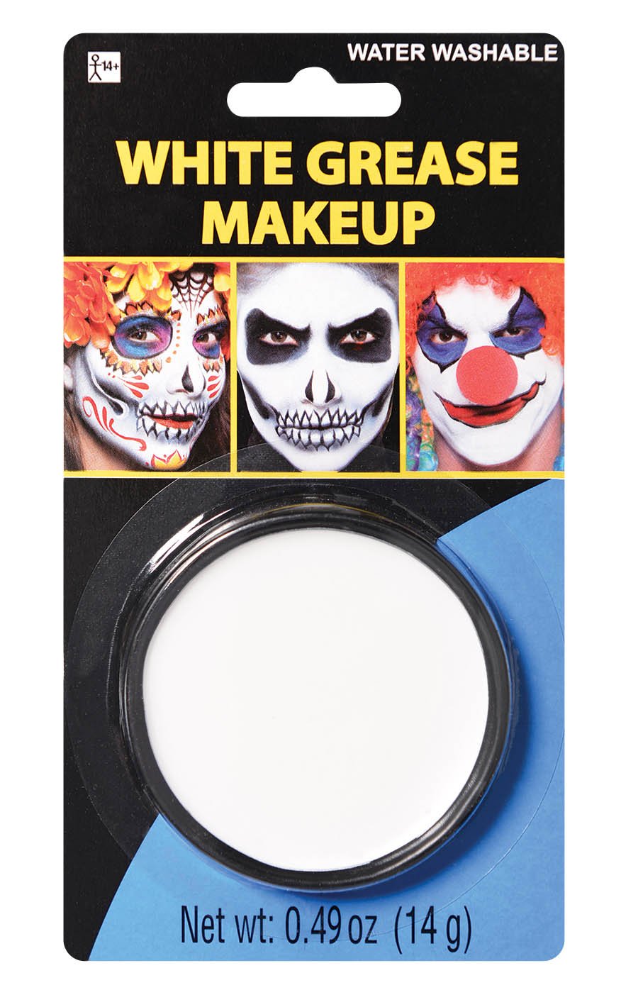 White Grease Makeup - 0.49 oz, 1 Count - Intensely Pigmented, Easy-to-Apply & Long-Lasting - Perfect For Cosplay & Themed Parties Beauty & Personal Care Amscan