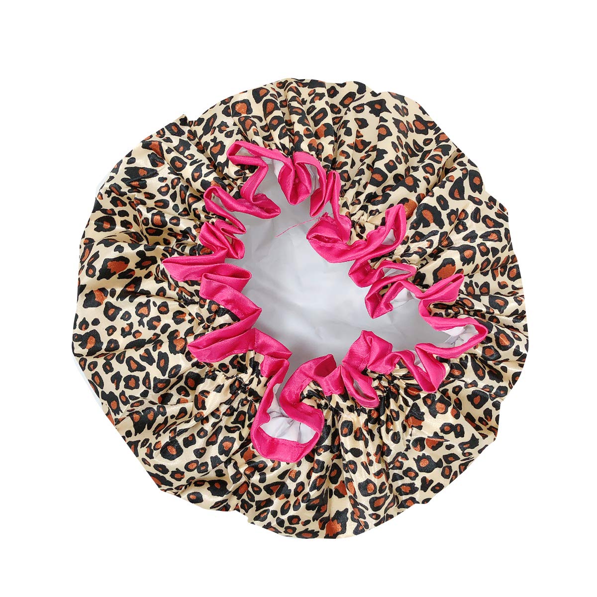 allydrew Reusable Women's Waterproof Shower Caps for Long Hair, Leopard Beauty & Personal Care allydrew