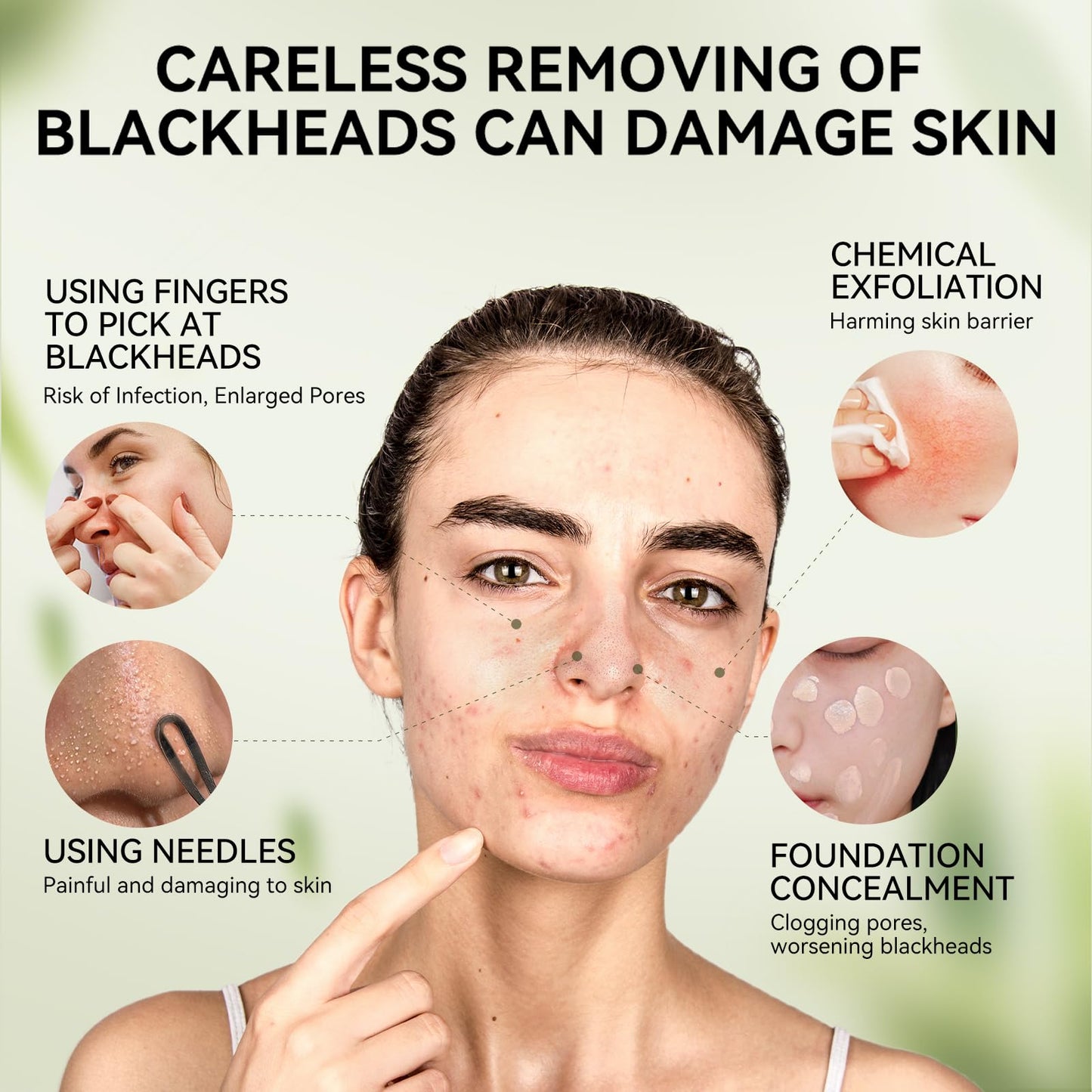 LANBENA Upgraded 2.0 Bamboo Charcoal Blackhead Remover Mask - 60 Nose Strips, Peel off & Purify Pores, Deep Cleanse for All Skin Types Beauty and Personal Care LANBENA