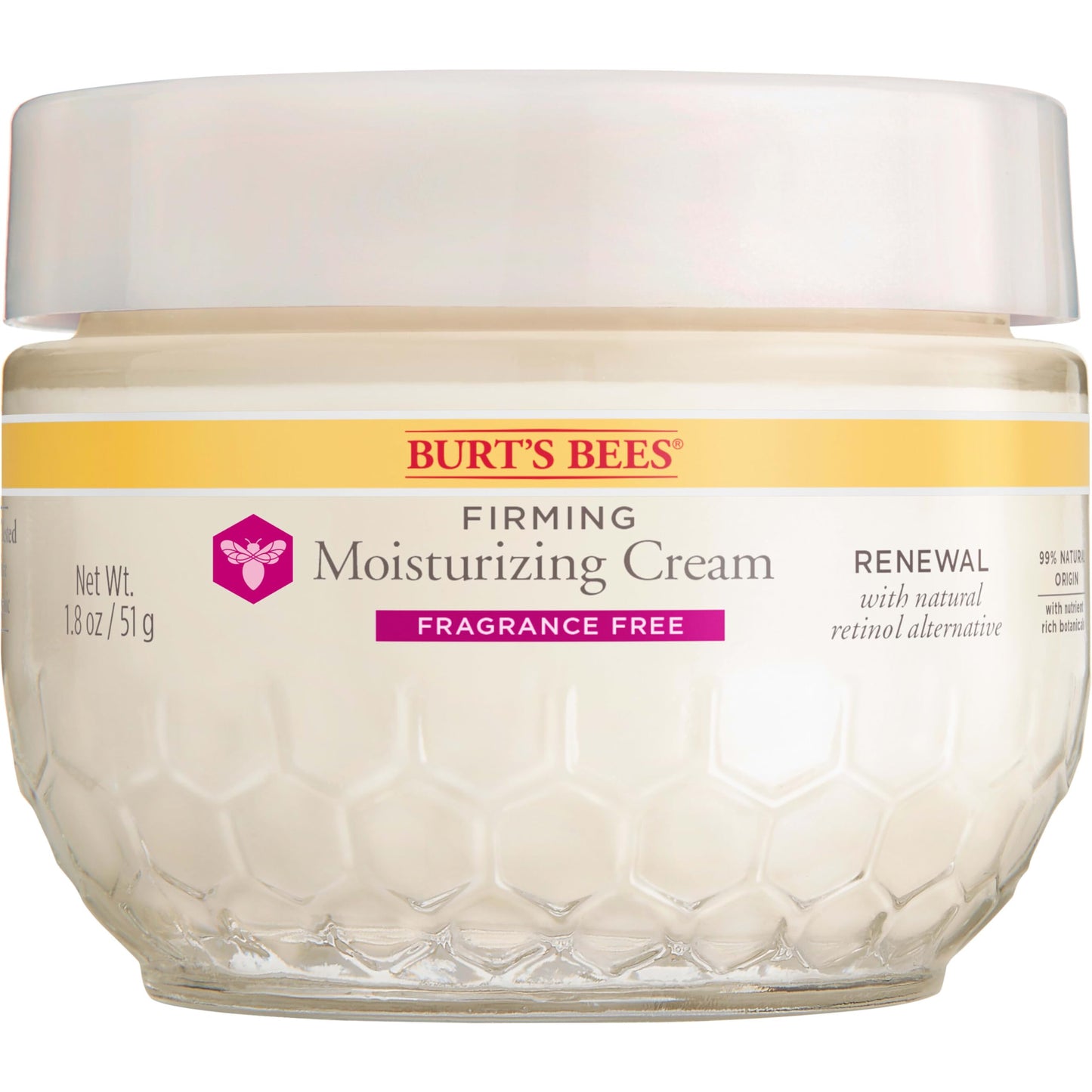 Burt's Bees Renewal Fragrance-Free Firming Moisturizing Face Cream With Natural Retinol Alternative, Firming Face Cream With Bakuchiol, 99 Percent Beauty & Personal Care Burt's Bees