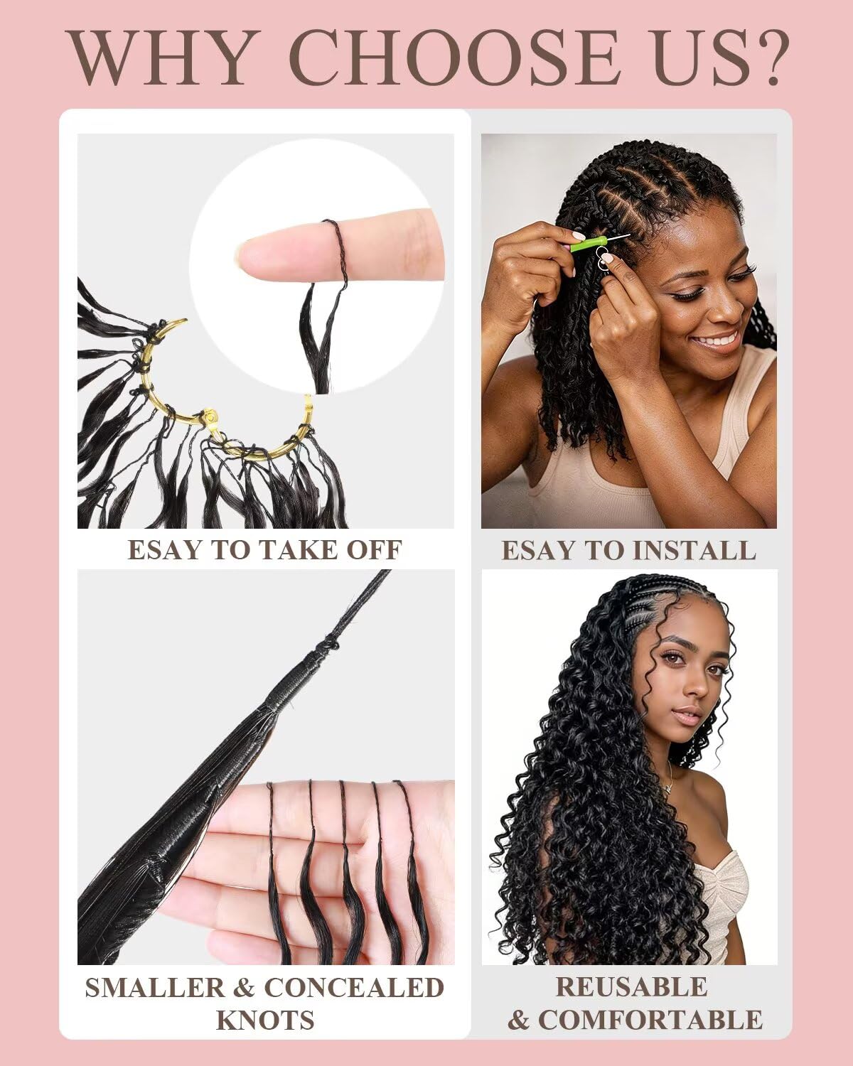 12A 99J Burgundy Red Human Crochet Hair for Boho Braids 5 Bundles 14 Inch 160g Deep Wave Braiding Hair for Bohemian Knotless Braids 100% Unprocessed Beauty and Personal Care VDZ