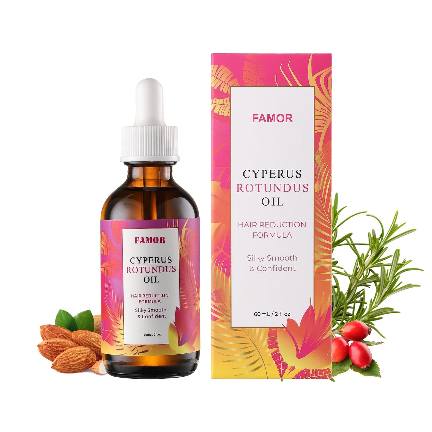Cyperus Rotundus Oil 60ml / 2.0Fl Oz-Natural Cyperus Rotundus Oil Moisturizing & Soothing For Reducing Body Hair GrowthWomen & Men All Skin Types. Beauty and Personal Care FAMOR Default Title