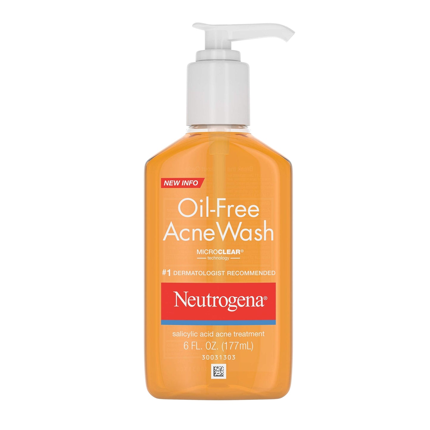 Neutrogena Oil-Free Acne Fighting Facial Cleanser, 2% Salicylic Acid Acne Treatment, Daily Oil-Free Acne Face Wash for Acne-Prone Skin with Salicylic Beauty & Personal Care Neutrogena
