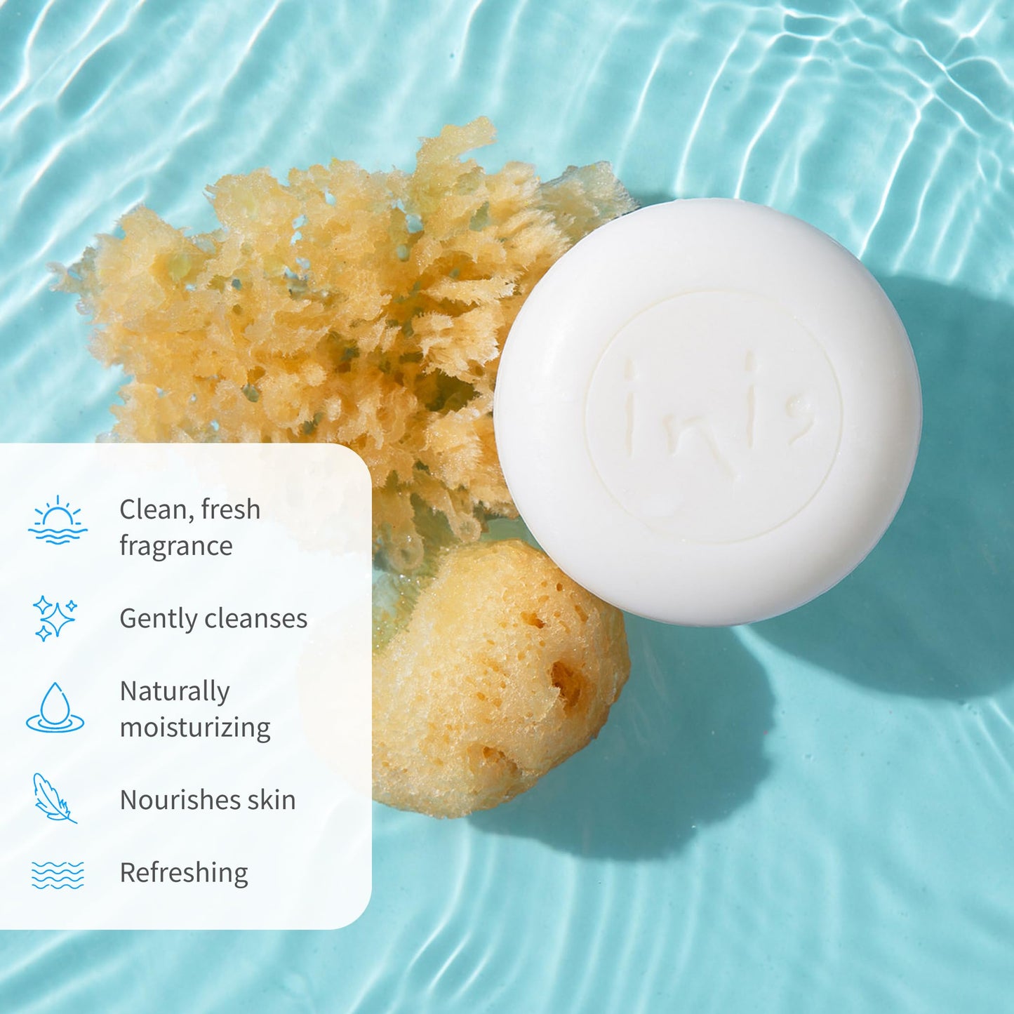 Inis the Energy of the Sea - Sea Mineral Soap Bar for Women and Men, Triple-Milled Bar Soap with Shea Butter, Sea Salt and Seaweed, Clean Ocean Fresh Beauty & Personal Care Inis the Energy of the Sea