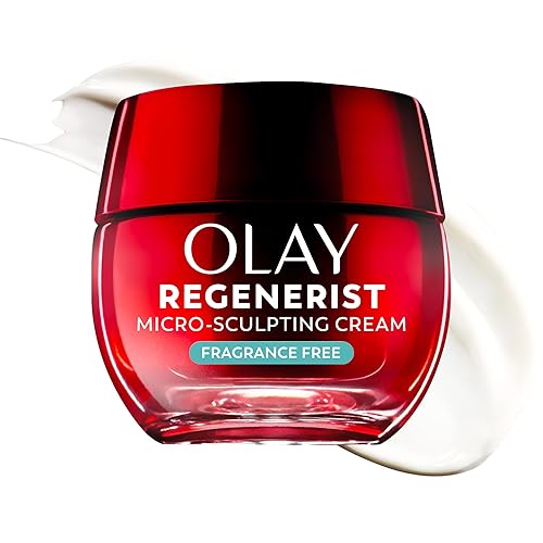 Olay Face Moisturizer, Regenerist Micro-Sculpting Cream for Women, Fragrance-Free - Anti-Aging, Anti-Wrinkle, Firming Skin Care - Triple Collagen Beauty & Personal Care Olay