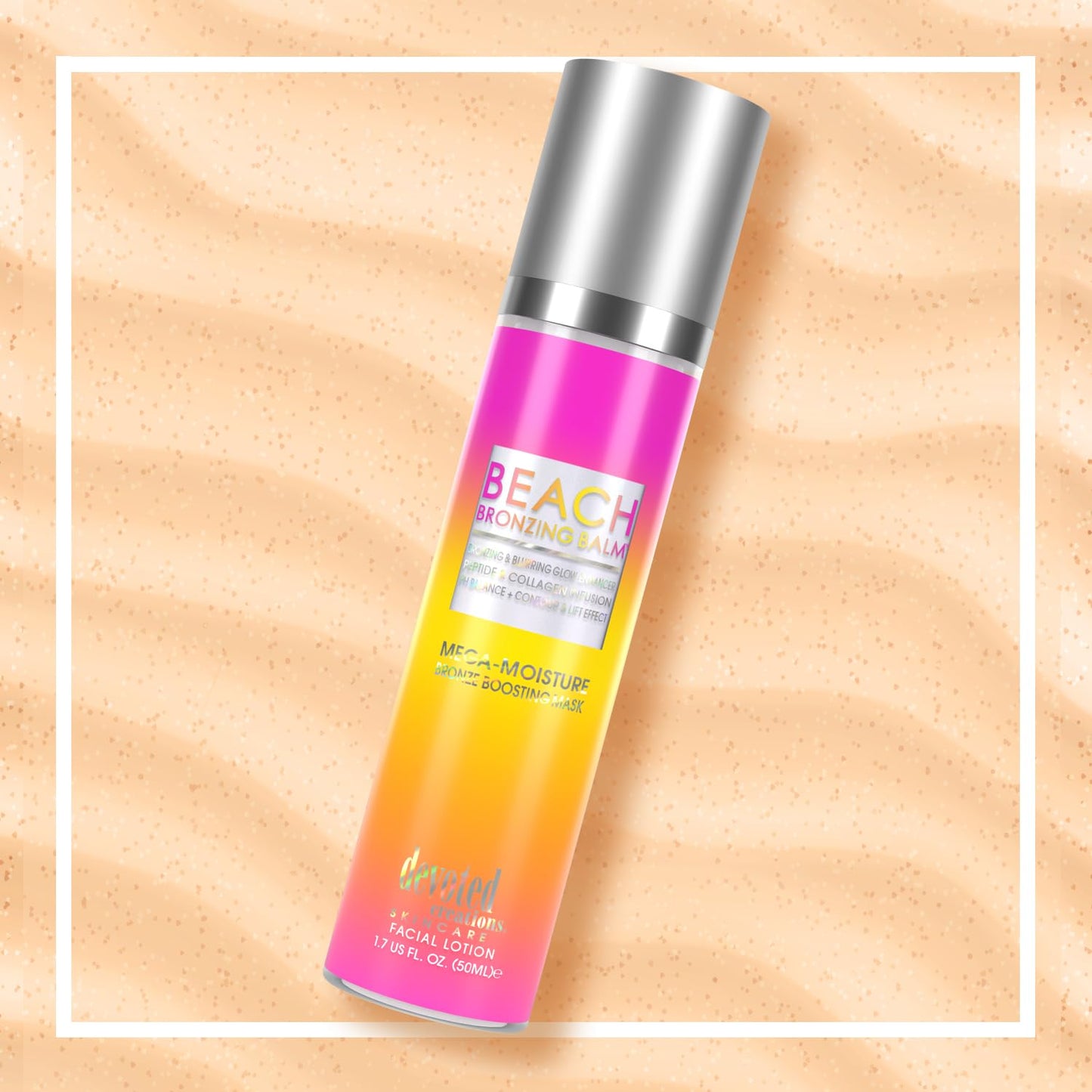 Devoted Creations Beach Bronzing Balm - Peptide & Collagen Infused pH Balancing Contour & Lift Effect Mega-Moisture Bronze Boosting Mask Beauty & Personal Care Devoted Creations