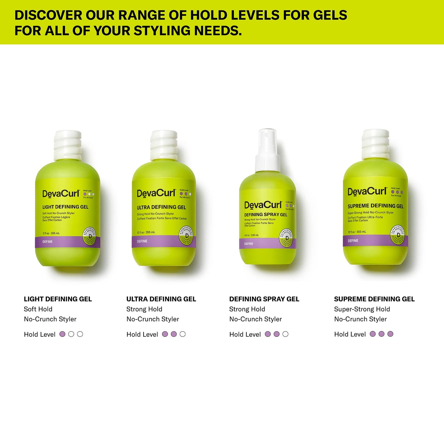 DevaCurl Ultra Defining Gel Strong Hold Non-Crunch Styler, Bright Breeze, 12 fl. oz Beauty & Personal Care DevaCurl