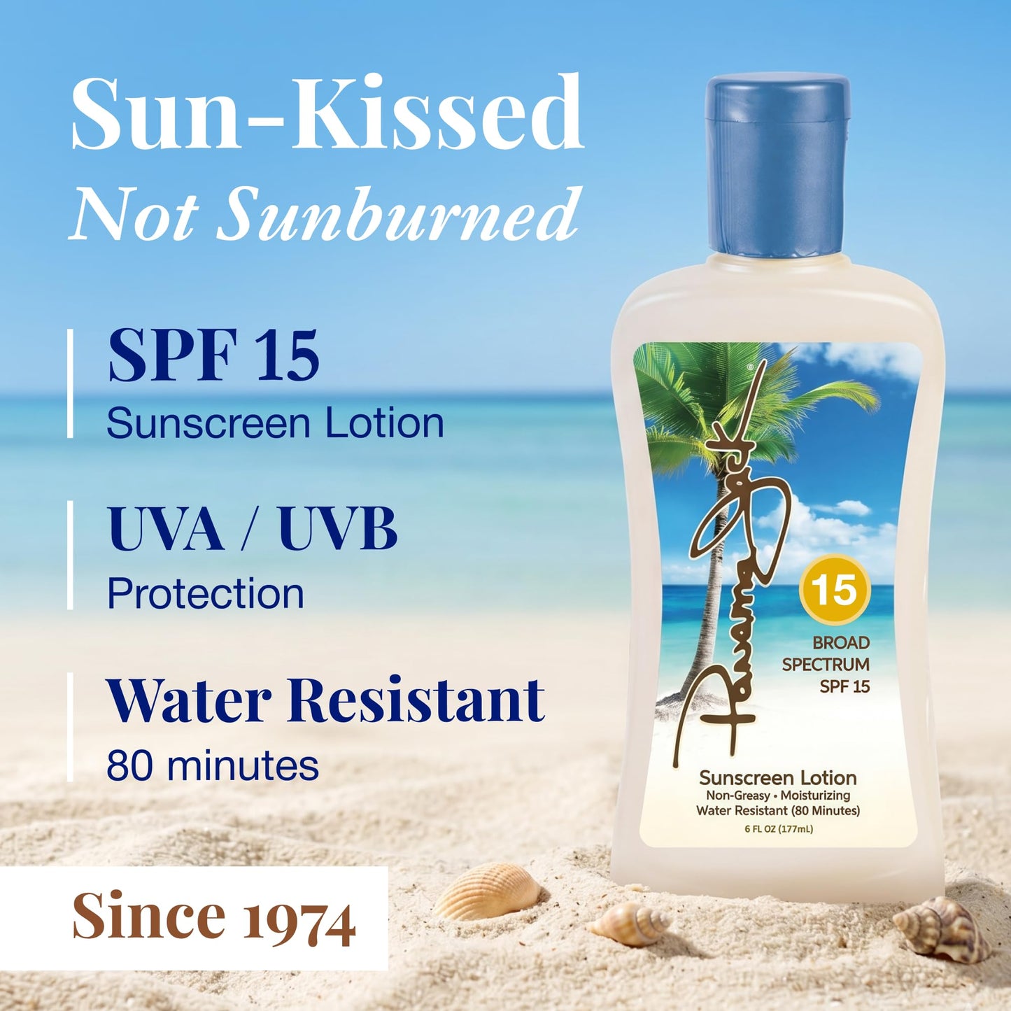 Panama Jack Sunscreen Lotion SPF 15, 6 Fl Oz Beauty & Personal Care Panama Jack