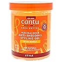 Cantu Anti Shedding Styling Gel with Honey - Flexible Hold for Unisex - 18.5 oz Gel Beauty & Personal Care Cantu