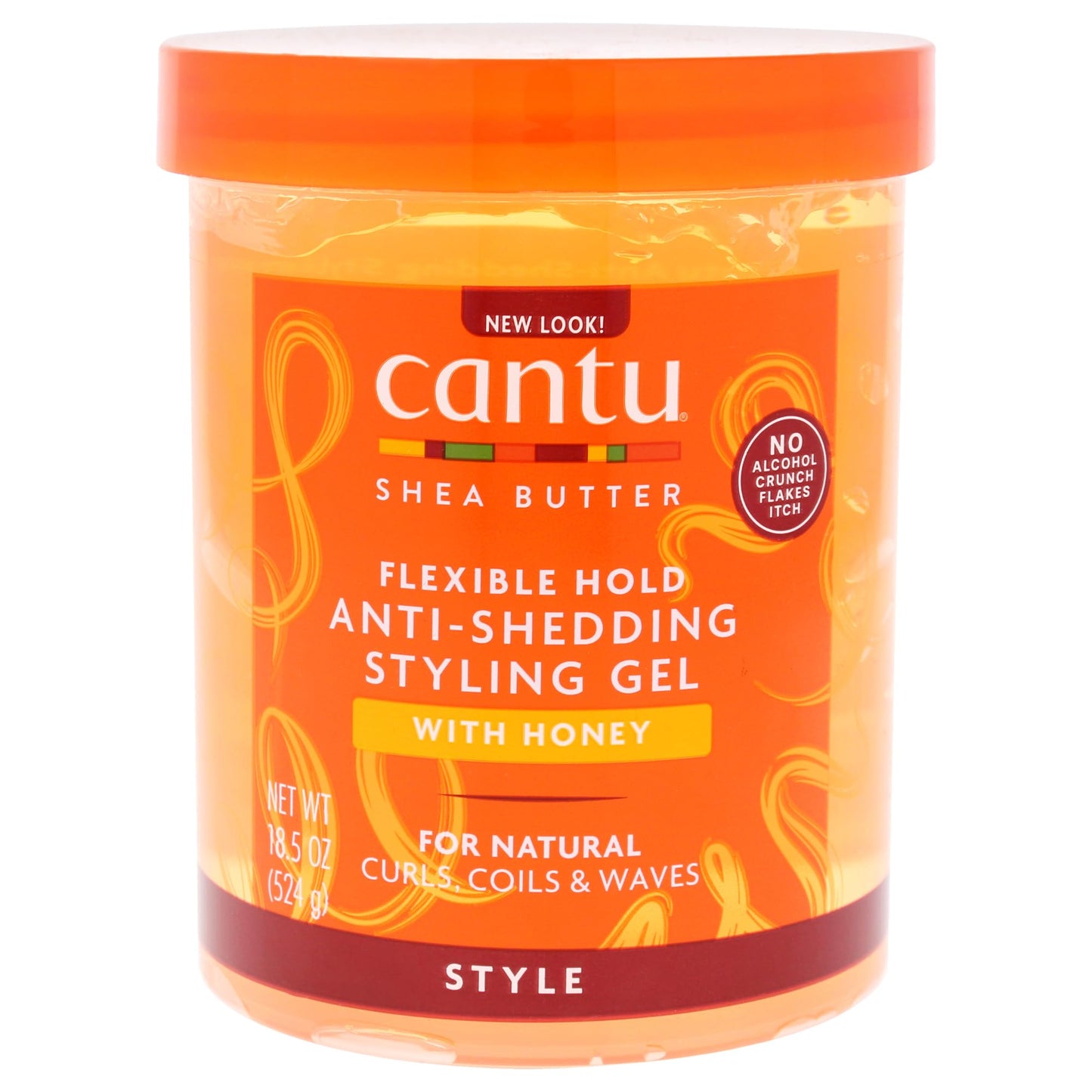 Cantu Anti Shedding Styling Gel with Honey - Flexible Hold for Unisex - 18.5 oz Gel Beauty & Personal Care Cantu