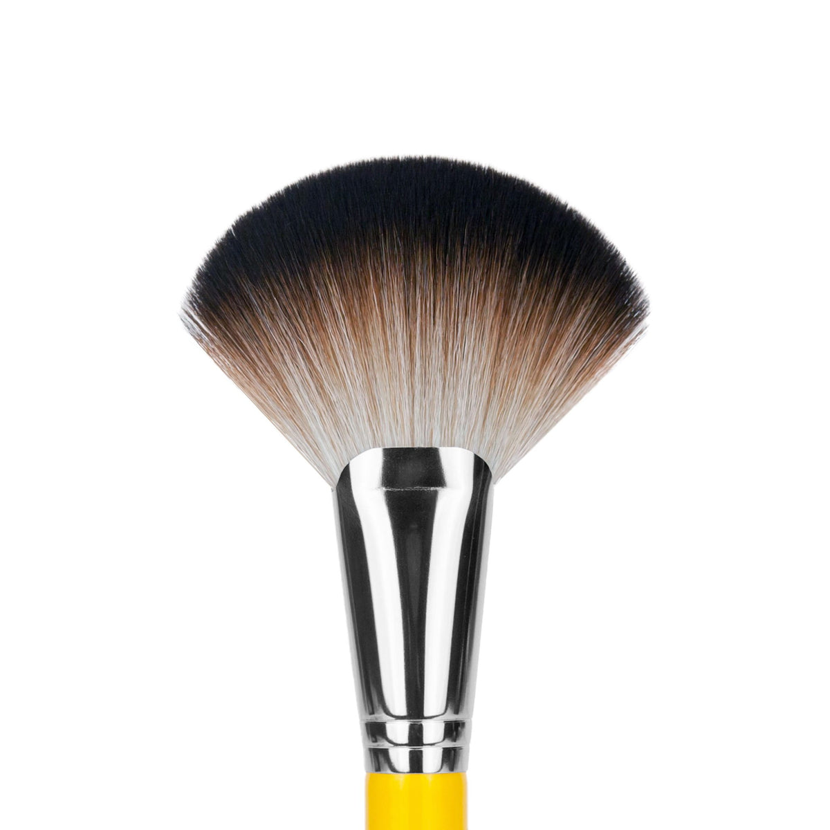 Bdellium Tools Professional Makeup Brush - Studio Series 991.5 Highlighting Fan - With Soft Synthetic Fibers, For Topping the Cheekbones (Yellow, 1pc)