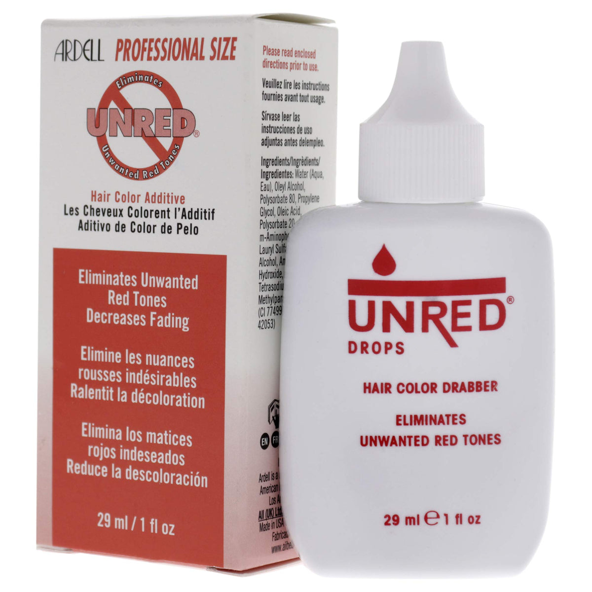 Ardell Unred Hair Color Additive - Neutralizes Red Tones in Hair-Dye for Brassy Hairs, Hair Toner, Enhance Semi Permanent Hair Color for Women, 1 oz Beauty & Personal Care Ardell