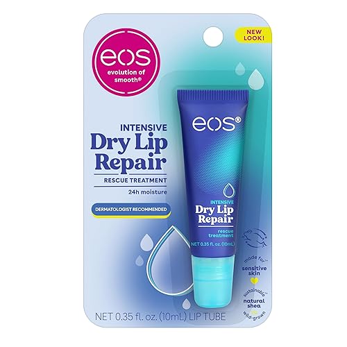 eos The Hero Lip Repair, Extra Dry Lip Treatment, 24HR Moisture, Overnight Lip Treatment, Natural Strawberry Extract, 0.35 fl oz Beauty & Personal Care eos