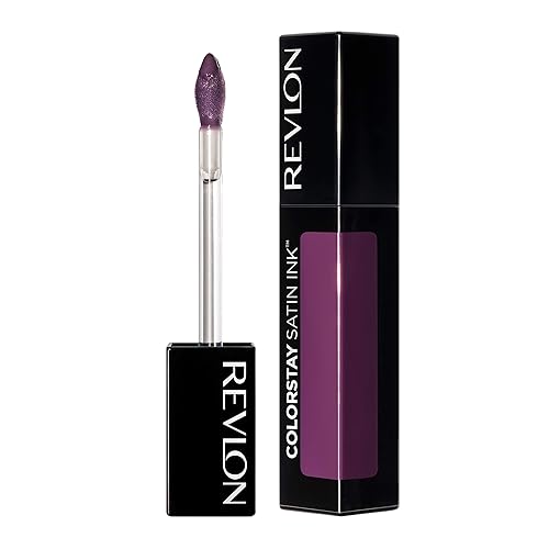 Revlon ColorStay Satin Ink Liquid Lipstick, Longwear Rich Lip Colors, Formulated with Black Currant Seed Oil, 023 Up All Night, 0.17 fl oz Beauty & Personal Care REVLON