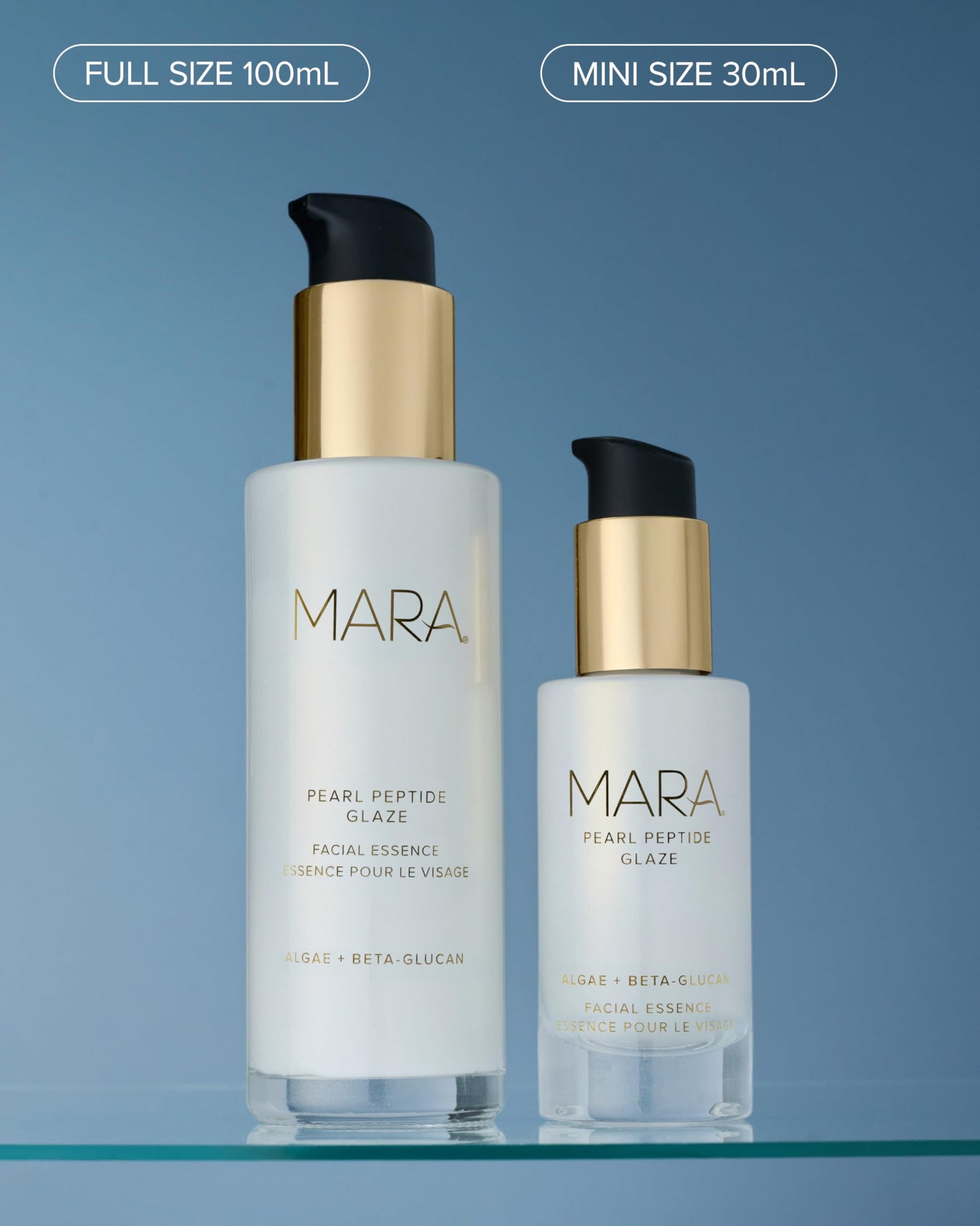 MARA Pearl Peptide Glaze - 3-in-1 Essence Toner Serum with Marine Collagen Peptides, Beta-Glucan & Pearl Powder - Hydrating Prep Treatment to Plump Beauty & Personal Care MARA