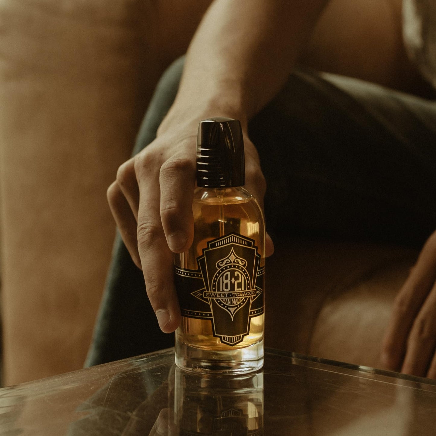 18.21 Man Made Men’s Cologne, Sweet Tobacco Fragrance, 3.4 Fl. Oz - Long-Lasting Eau De Parfum for Men, Sweet Scent with Woodsy Undertones - Eau De Beauty & Personal Care 18.21 Man Made