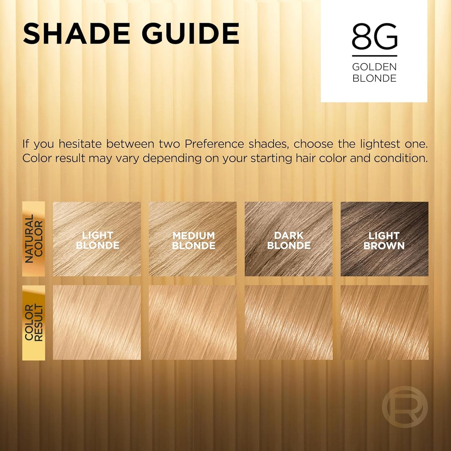 L'Oreal Superior Preference - 8G Golden Blonde (Warmer) 1 Each (Pack of 4) Beauty & Personal Care L'Oreal Paris