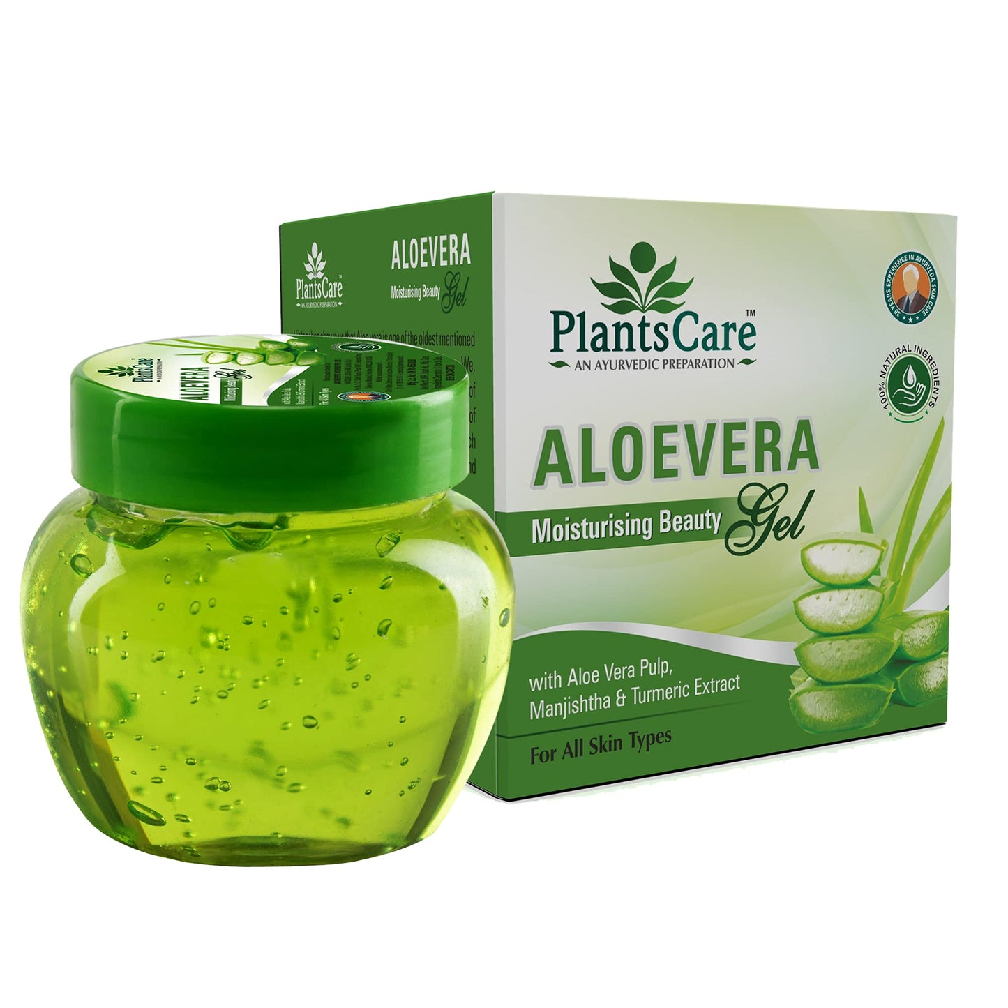 Plantscare Ayurvedic Aloevera Moisturising Gel 100g Beauty & Personal Care Plantscare