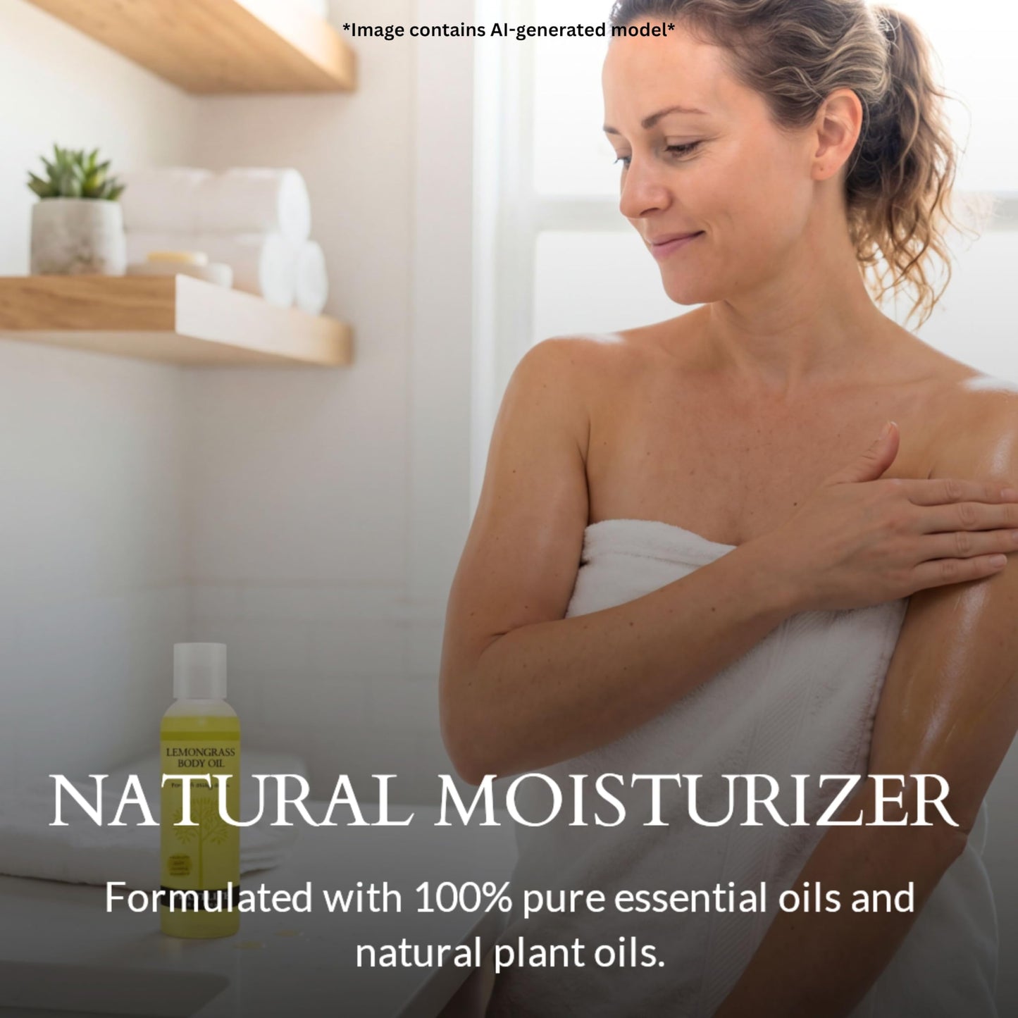 Plantlife Lemongrass Body Oil - Moisturizing Natural Body Oil for All Skin Types - Nourishing Dry Skin and Making It Feel Soft and Silky for Women Beauty and Personal Care Plantlife