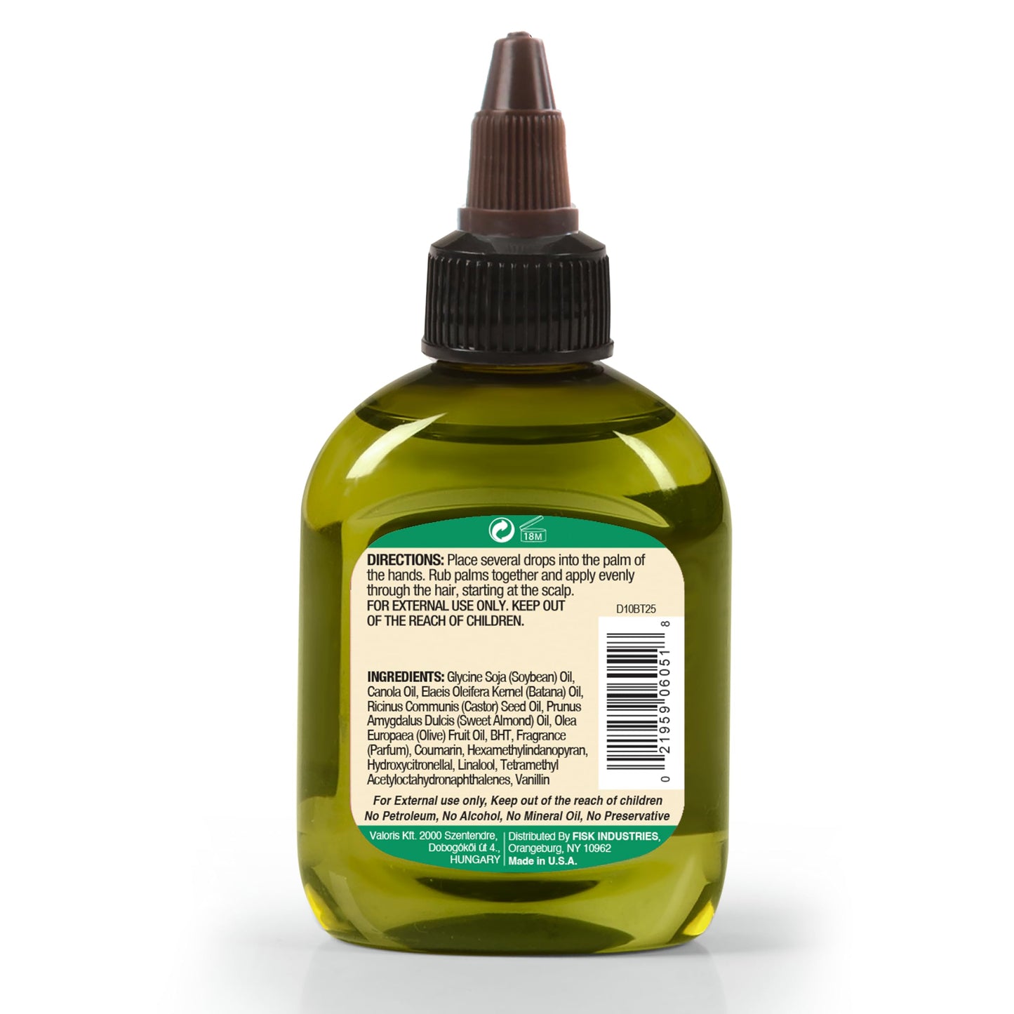 Difeel Batana Premium Hair Oil 2.5 oz. - Batana oil for Hair growth, Restores Moisture & Strengthens Hair Beauty & Personal Care Difeel