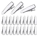 100pcs Alligator Duckbill Hair Clips Metal Single Prong Hair Clip Hairpins Teeth Bows Professional Sectioning Clips DIY Hair Accessories for Women Beauty & Personal Care Aylifu
