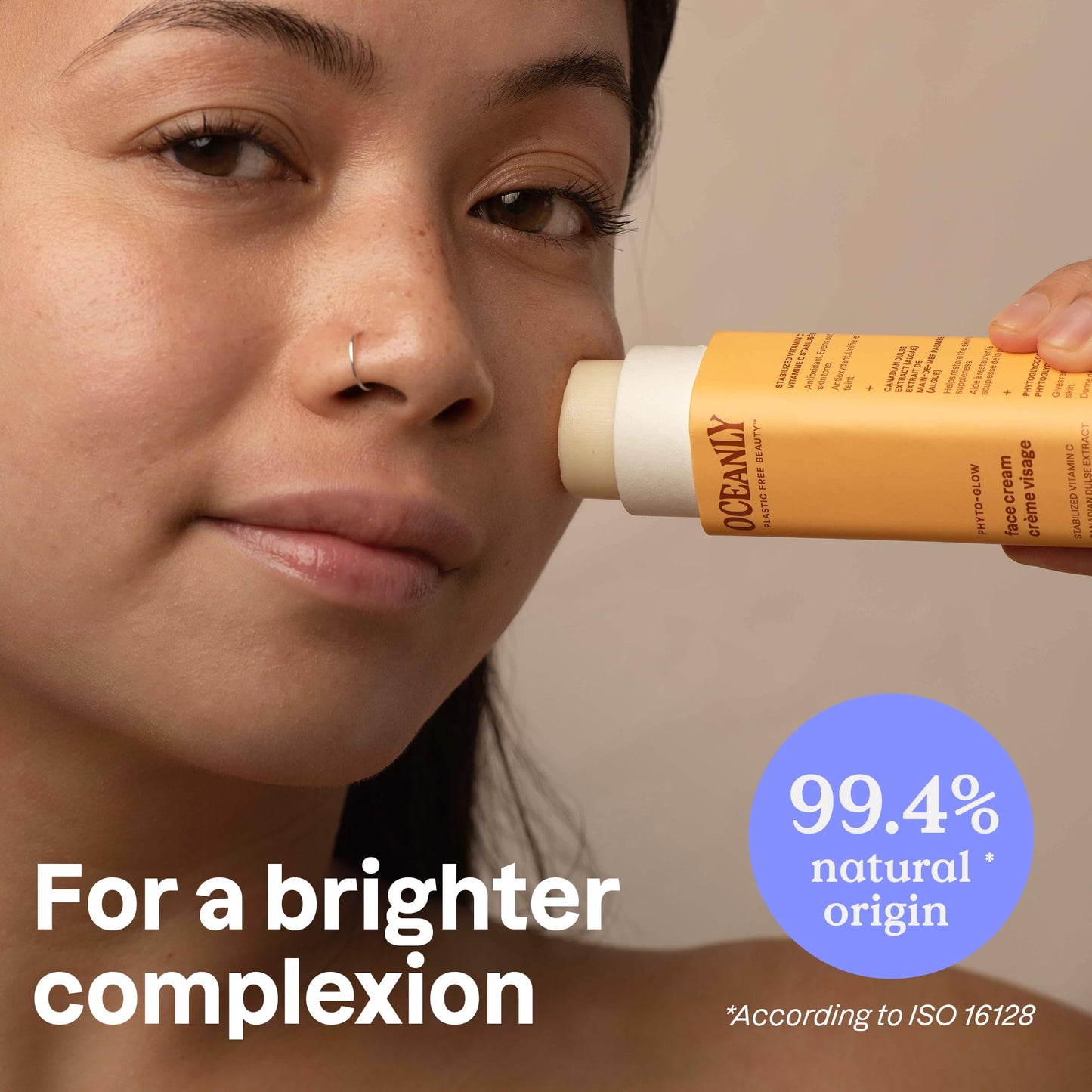 ATTITUDE Oceanly Face Cream Bar, EWG Verified, Plastic-free, Plant and Mineral-Based Ingredients, Vegan and Cruelty-free Beauty Products, PHYTO GLOW Beauty & Personal Care ATTITUDE
