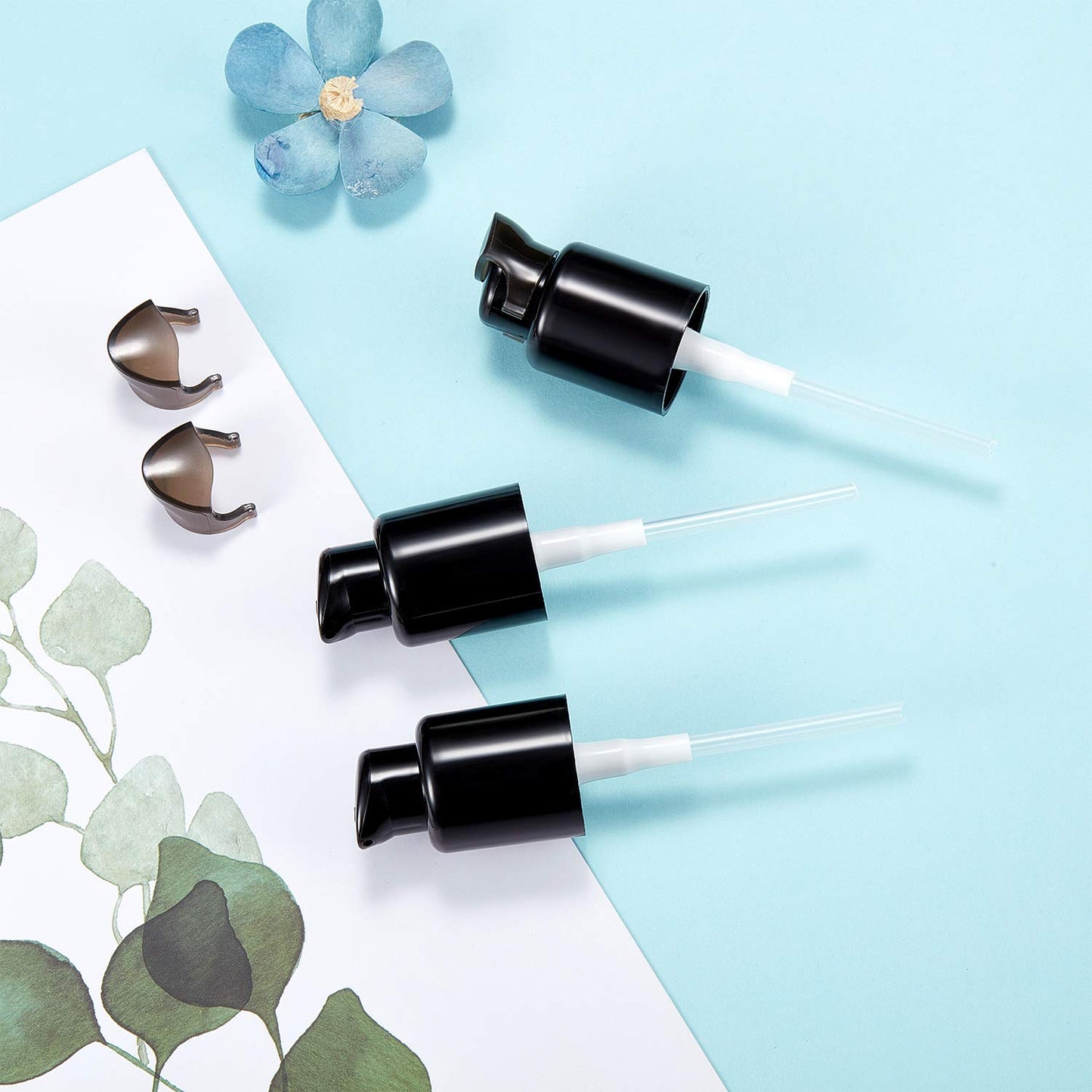 Boao 4 Pcs Replacement Foundation Pump Black Plastic Cosmetic Liquid Make up Bottle Pump Replacement Tool for Foundation Dispenser Beauty & Personal Care Boao