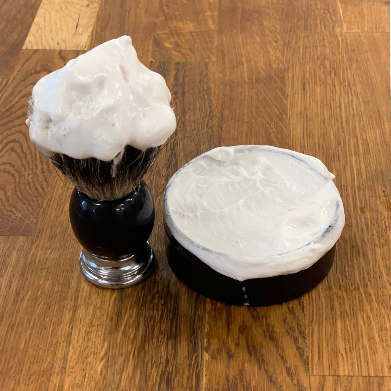 MNSC Mountain Man Artisan Small Batch Shave Soap for a Naturally Better Shave - Smooth Shave, Hypoallergenic, Prevent Nicks, Cuts, and Razor Burn Beauty and Personal Care Montana Natural Shave Company