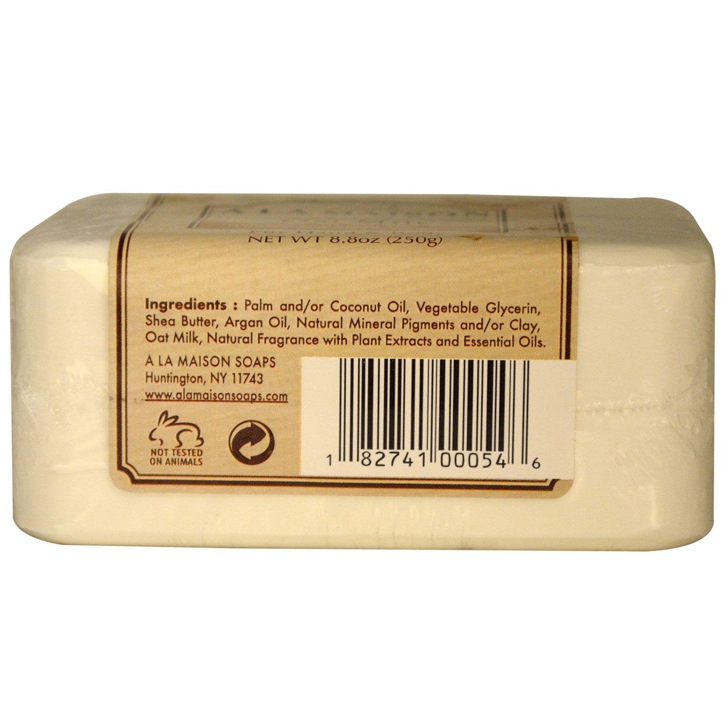 A LA MAISON Hand & Body Bar Soap - Oat Milk 8.8 oz (250 grams) Bar(S) Beauty & Personal Care A LA MAISON