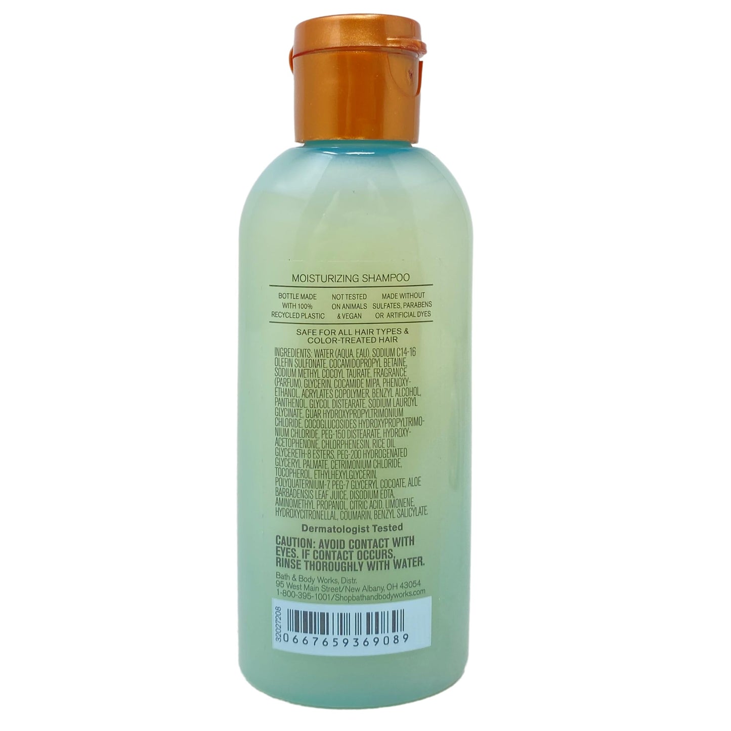 Bath & Body Works At The Beach 2 Pack Mini Moisturizing Shampoo Bundle with a Natural Oats Sample Soap - Travel Size Beauty & Personal Care Bath & Body Works