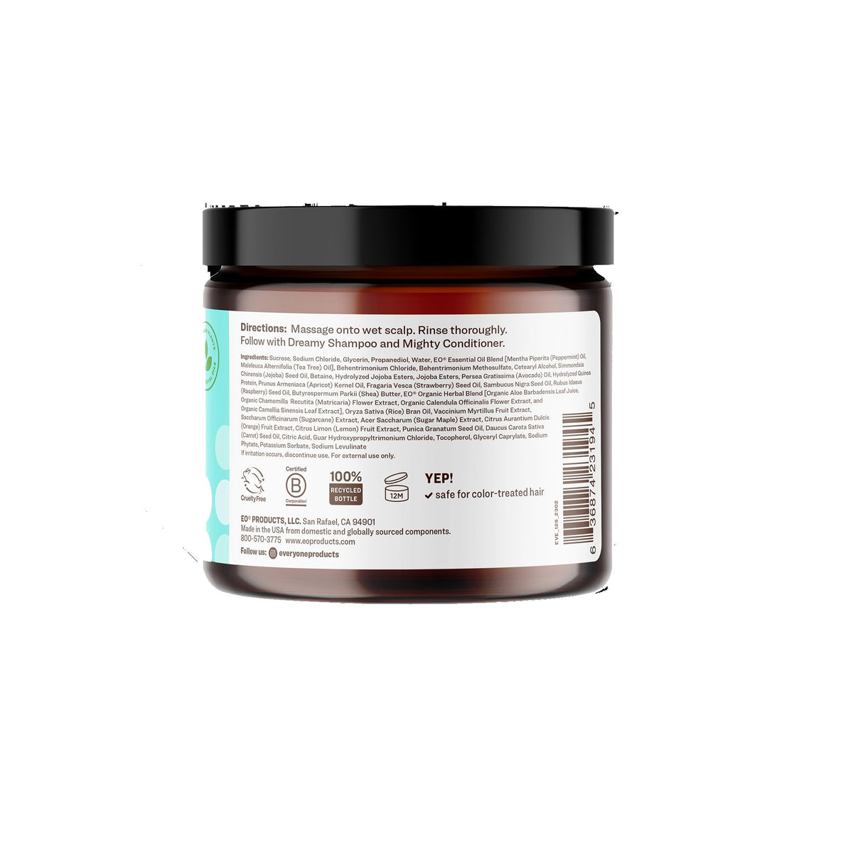 Everyone Super Scalp Scrub, Peppermint & Tea Tree Exfoliator, 8 fl oz