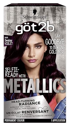 Schwarzkopf Got2b Metallics Permanent Hair Color, M49 Smoky Violet Beauty & Personal Care Got2B