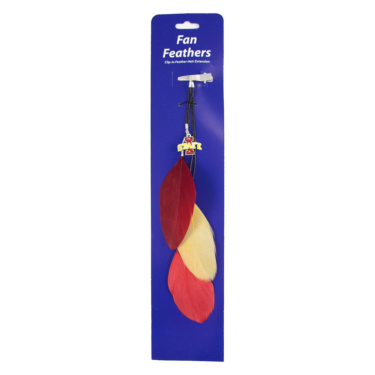Littlearth NCAA Iowa State Cyclones Feather Hair Clip