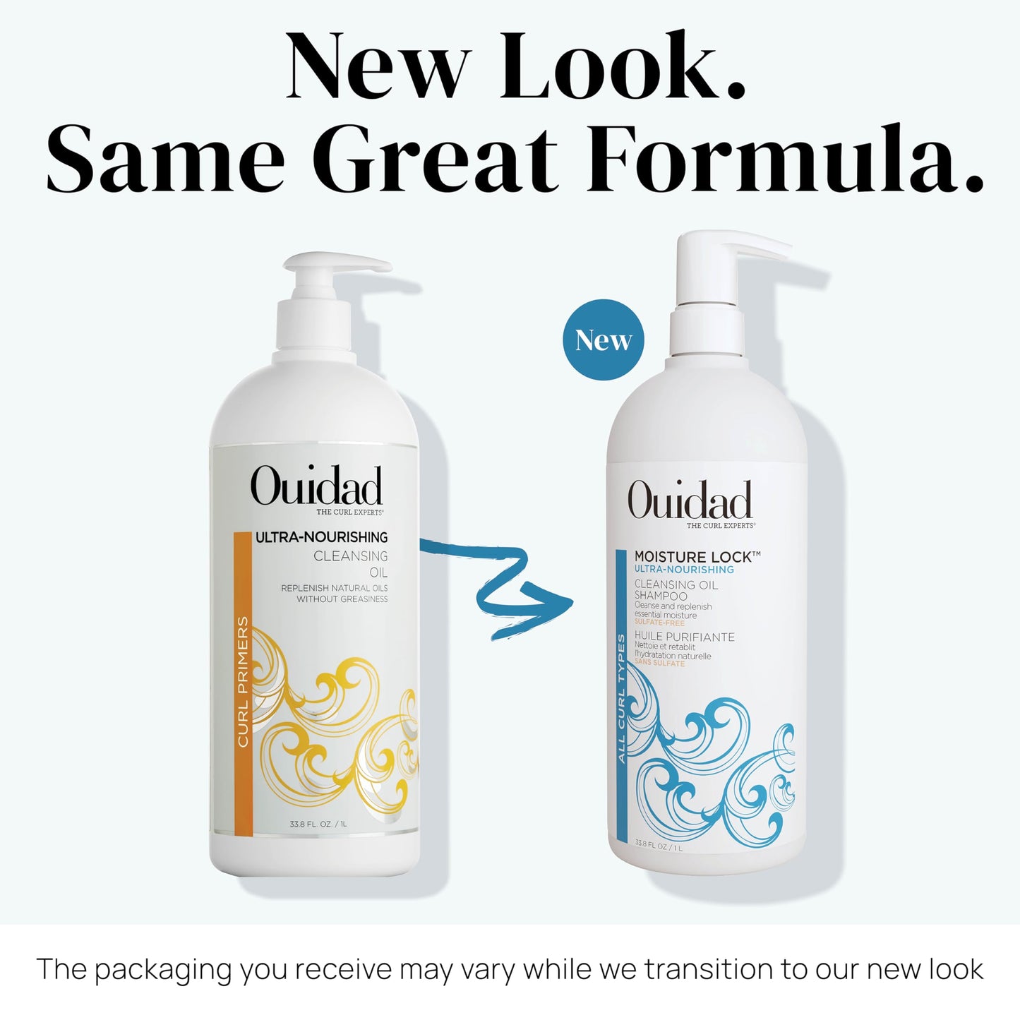 Ouidad Moisture Lock Ultra Nourishing Cleansing Oil Shampoo for Curly Hair - 33.8 fl oz, Rehydrates Dry, Damaged Curls, Color Safe Shampoo, For Women Beauty & Personal Care Ouidad
