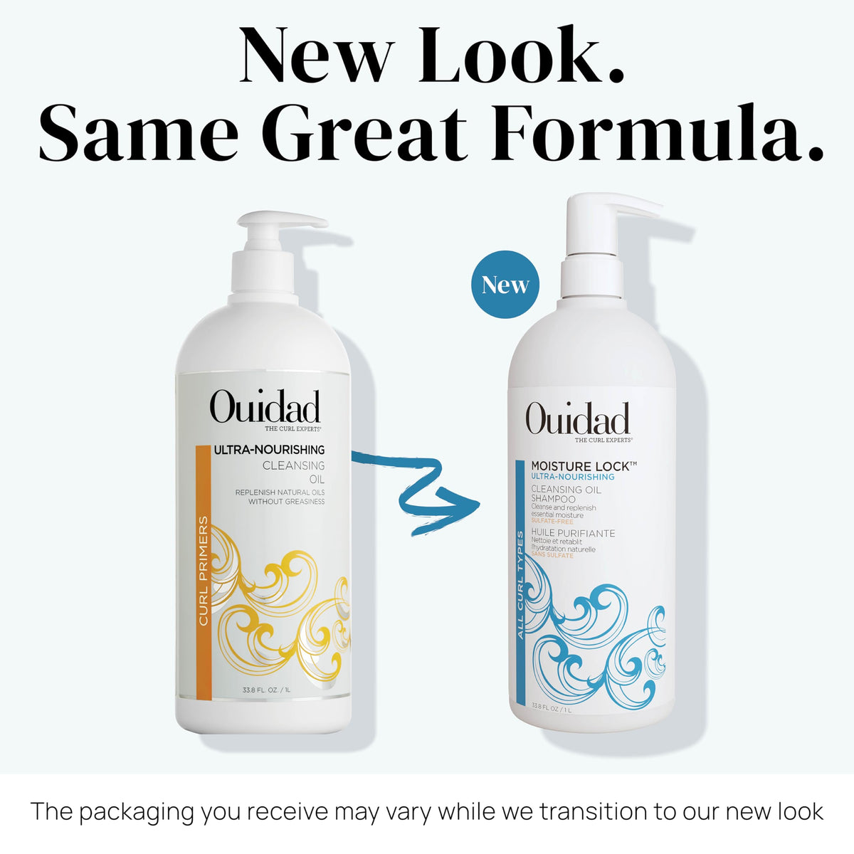 Ouidad Moisture Lock Ultra Nourishing Cleansing Oil Shampoo for Curly Hair - 33.8 fl oz, Rehydrates Dry, Damaged Curls, Color Safe Shampoo, For Women Beauty & Personal Care Ouidad