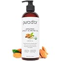 PURA D'OR ORGANIC Sweet Almond Oil, Pure Carrier Oil for Hair & Skin, 16 Oz Beauty & Personal Care PURA D'OR