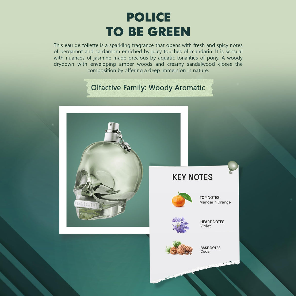 Police to Be Green for Unisex - 4.2 oz EDT Spray Beauty & Personal Care Police