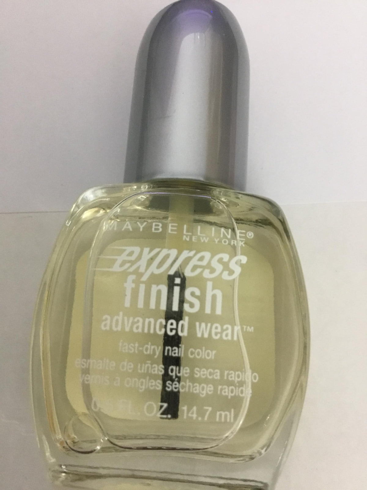 Maybelline Express Finish Fast-Dry Nail Enamel, 905 Clear, 0.5 Fl Oz
