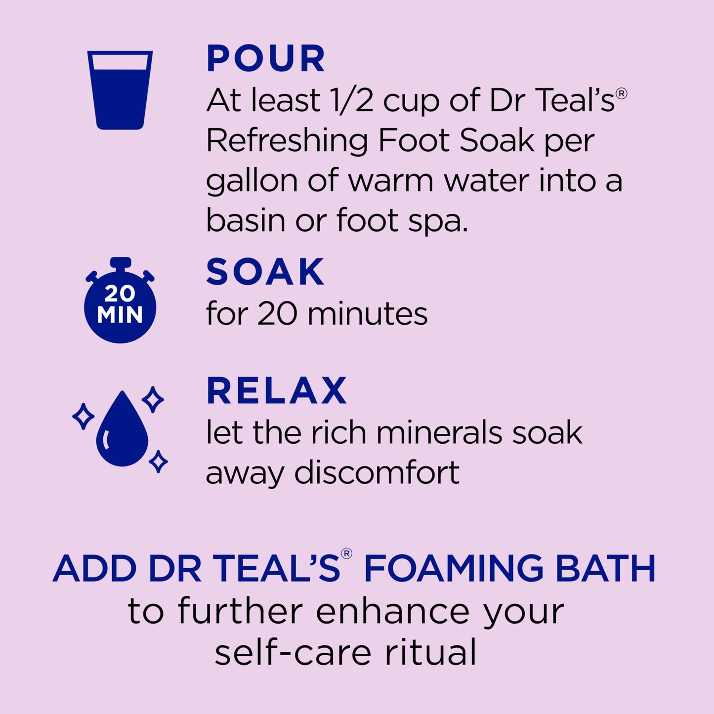 Dr Teal’s Foaming Bath with Pure Epsom Salt, Soothe & Sleep with Lavender, 34 Ounces (Packaging May Vary) Beauty and Personal Care Dr Teal's