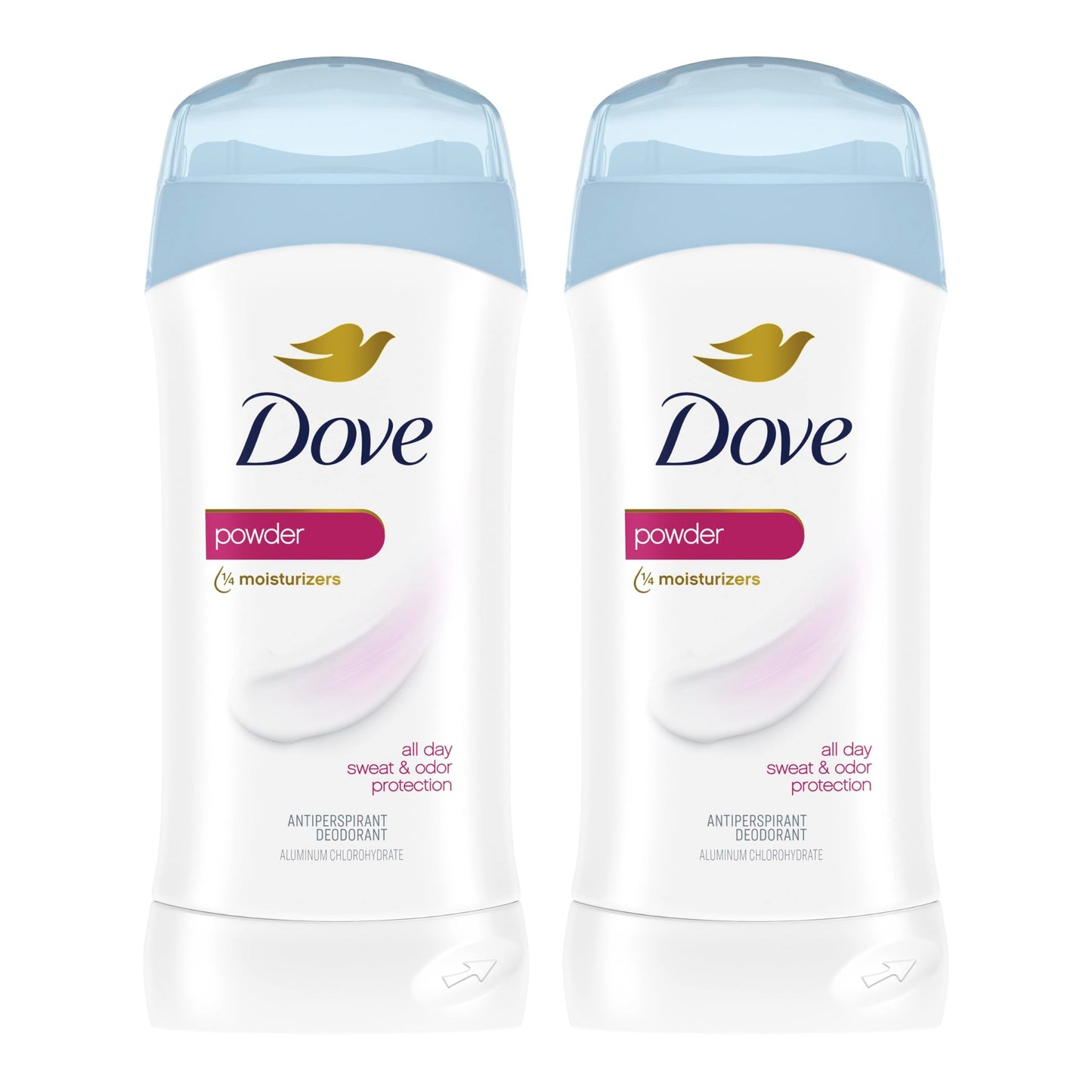 Dove Antiperspirant Invisible Solid, Scent: Powder, Size: 2.6 oz (2 Pack) Beauty and Personal Care Dove