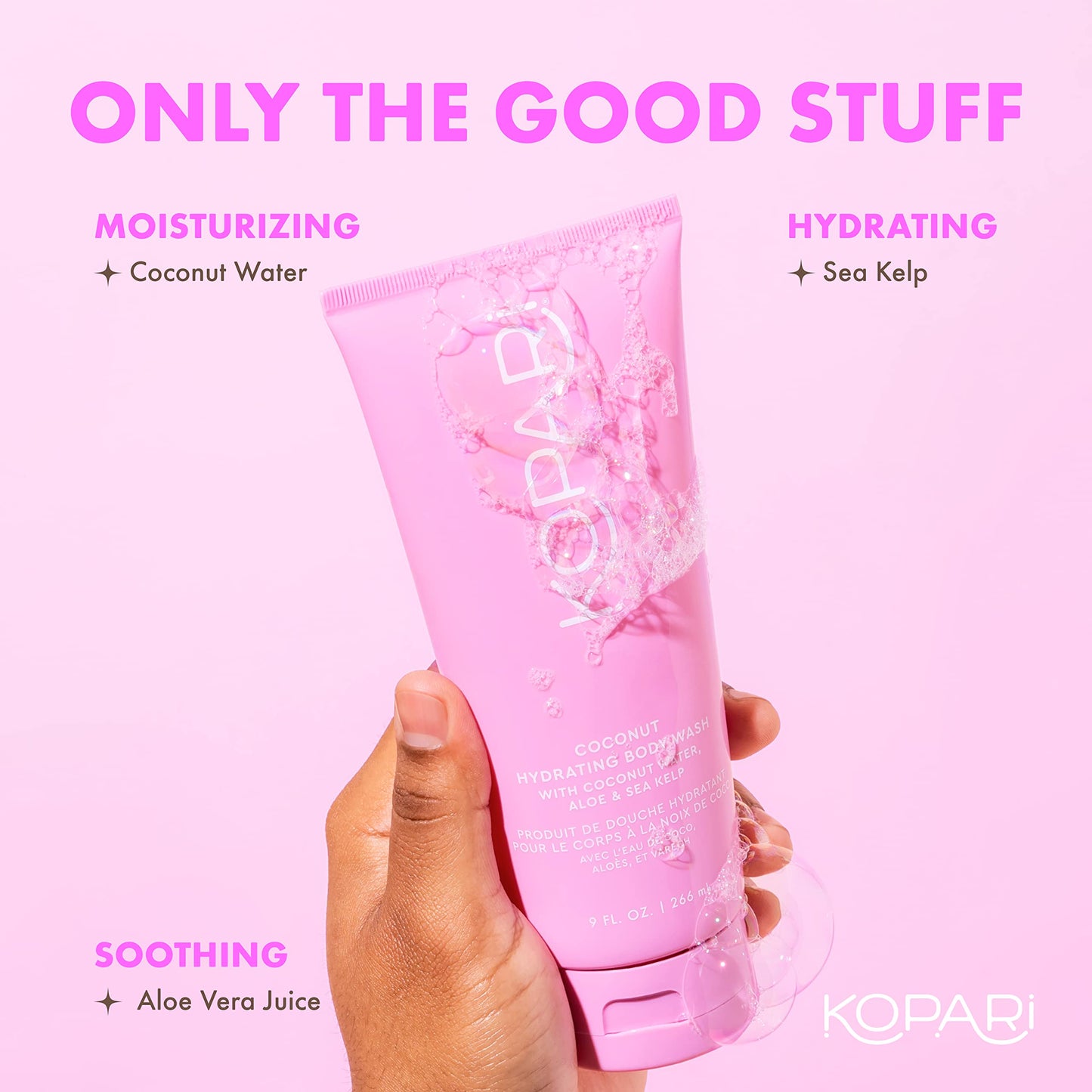 Kopari Hydrating Body Wash - Non-Toxic, Paraben Free, Gluten Free & Cruelty Free - Made with Organic Coconut Oil - 9 oz 2 Pack Beauty & Personal Care Kopari