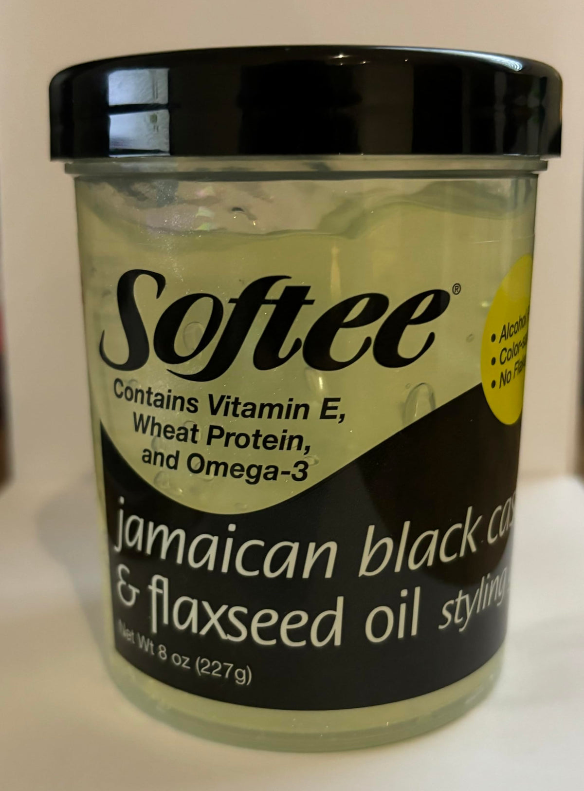 Softee Softee jamaican black castor & flaxseed oil styling gel 8 ounce, Green, 8 Ounce Beauty & Personal Care Softee