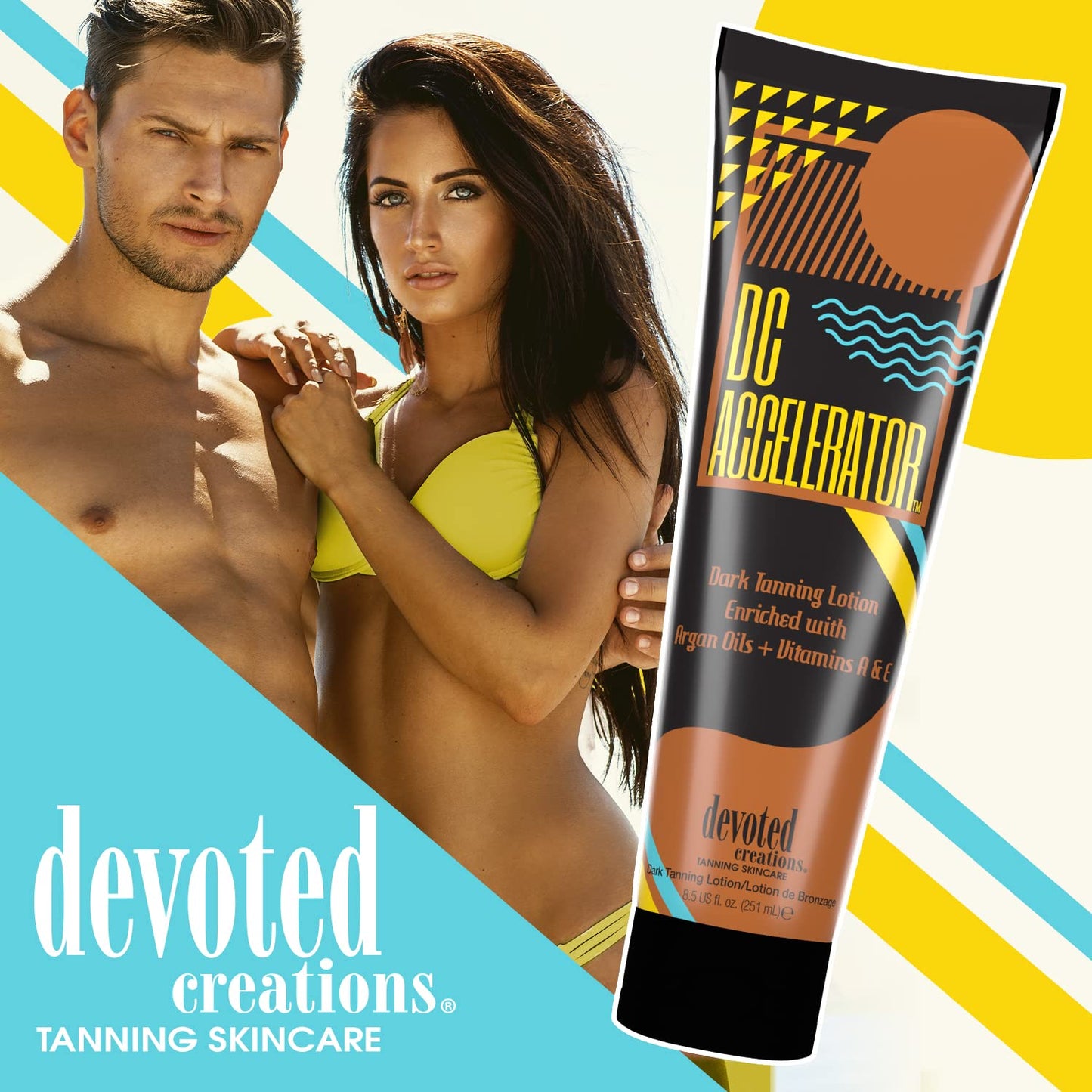 Devoted Creations DC Accelerator Dark Tanning Lotion 8.5 oz Beauty & Personal Care Devoted Creations