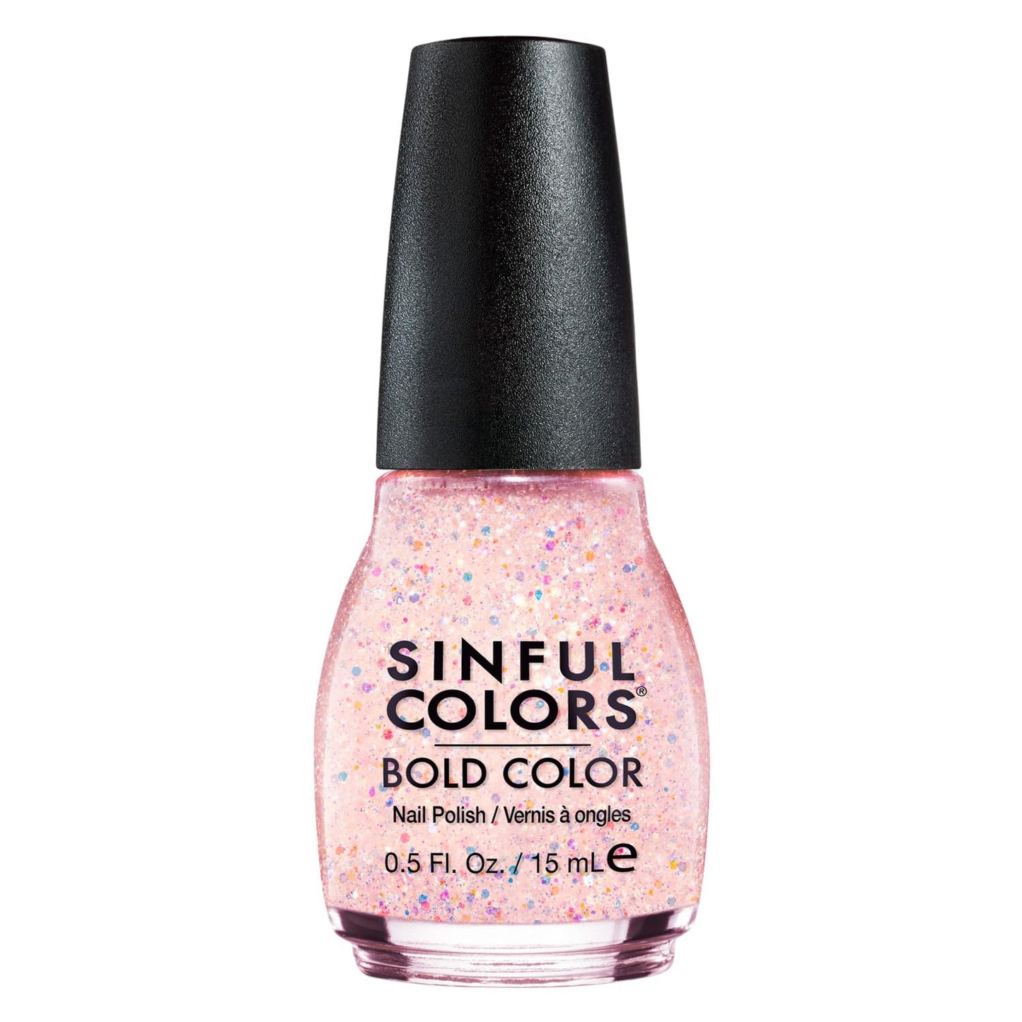 SinfulColors Bari Revlon 6407-99 .5 Oz Pink Glitter Professional Nail Polish Beauty & Personal Care SinfulColors