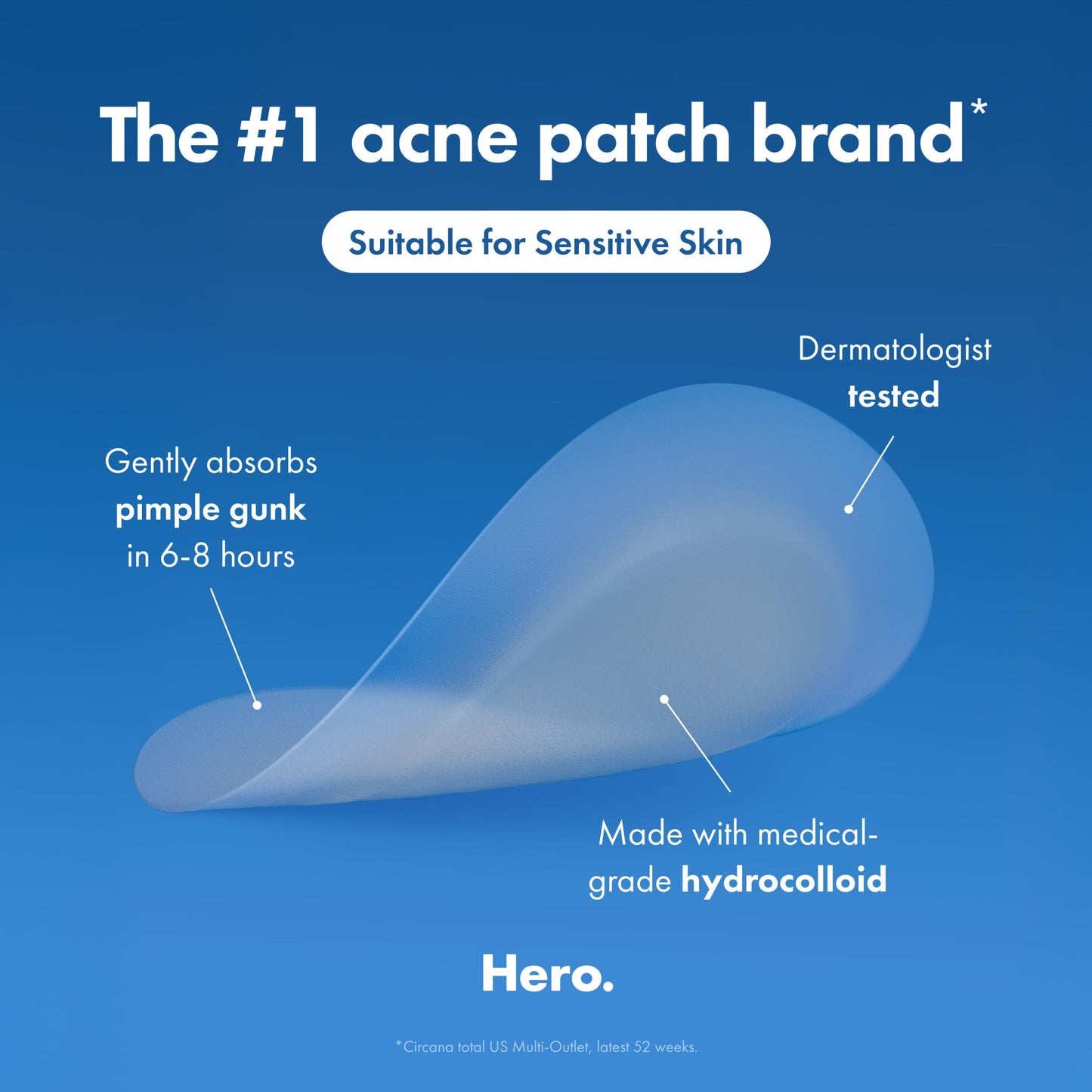 Mighty Patch Invisible+, Daytime Pimple Patches (24 Medium & 15 Small) Beauty and Personal Care HERO COSMETICS